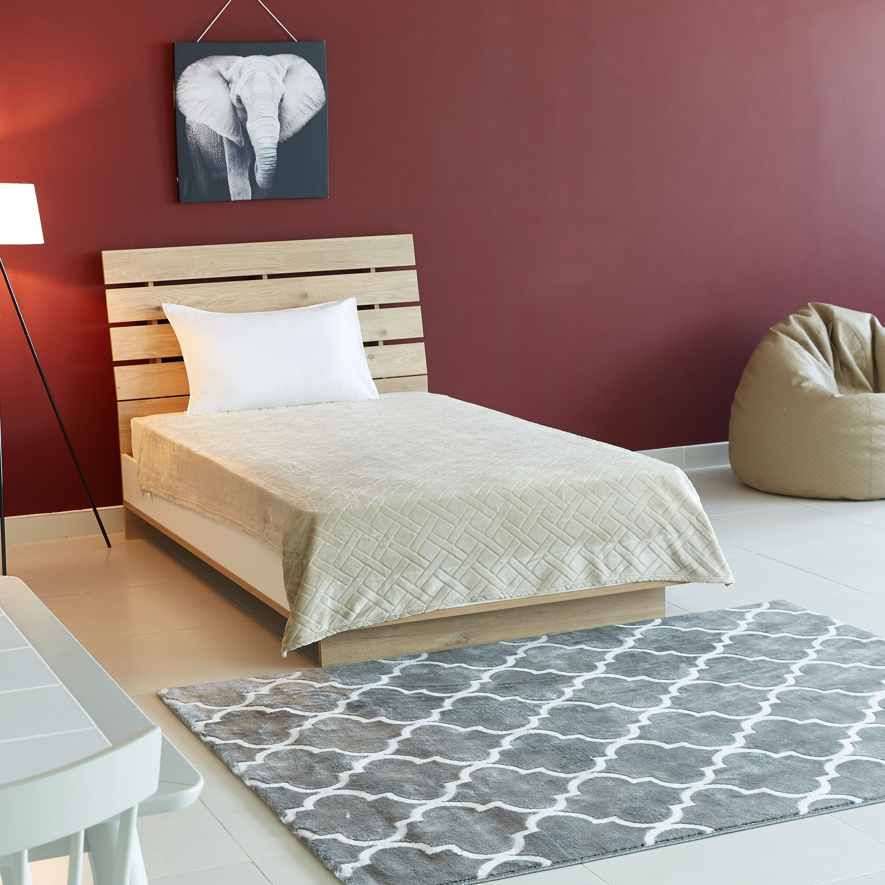 بطانية فلانيل كوين منقوشة من نوفا - 200x220 سم-hbxhomeware-hbxbedroom-image-6