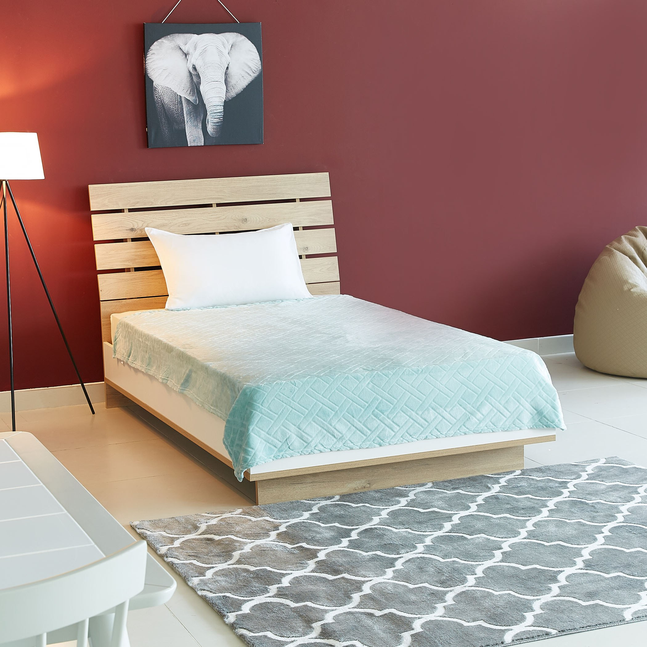 بطانية  مزدوجة منقوشة من رويال فلانيل - 200x150 سم-hbxhomeware-hbxbedroom-image-3