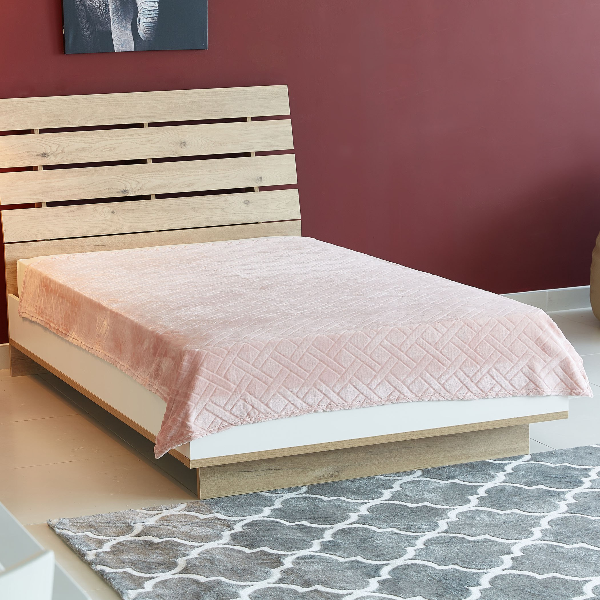 بطانية  مزدوجة منقوشة من نوفا- 150x200 سم-hbxhomeware-hbxbedroom-image-1