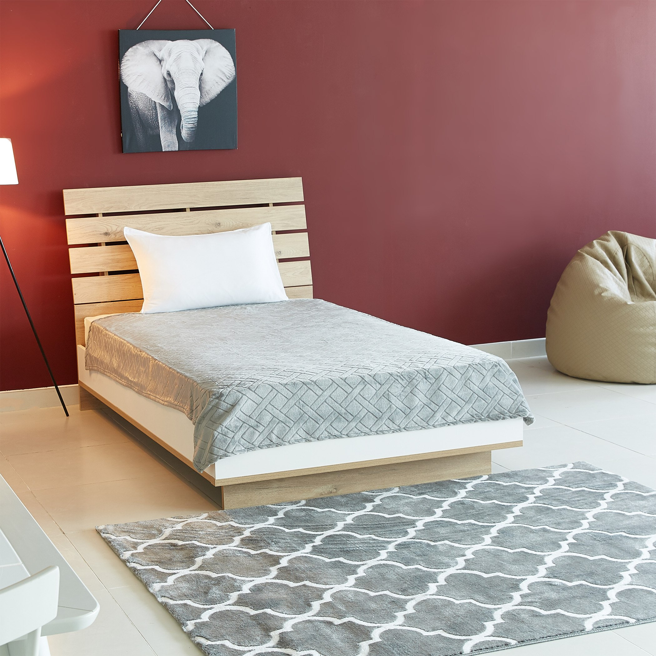 بطانية فلانيل منقوشة مقاس كوين من نوفا - 200x220 سم-hbxhomeware-hbxbedroom-image-3