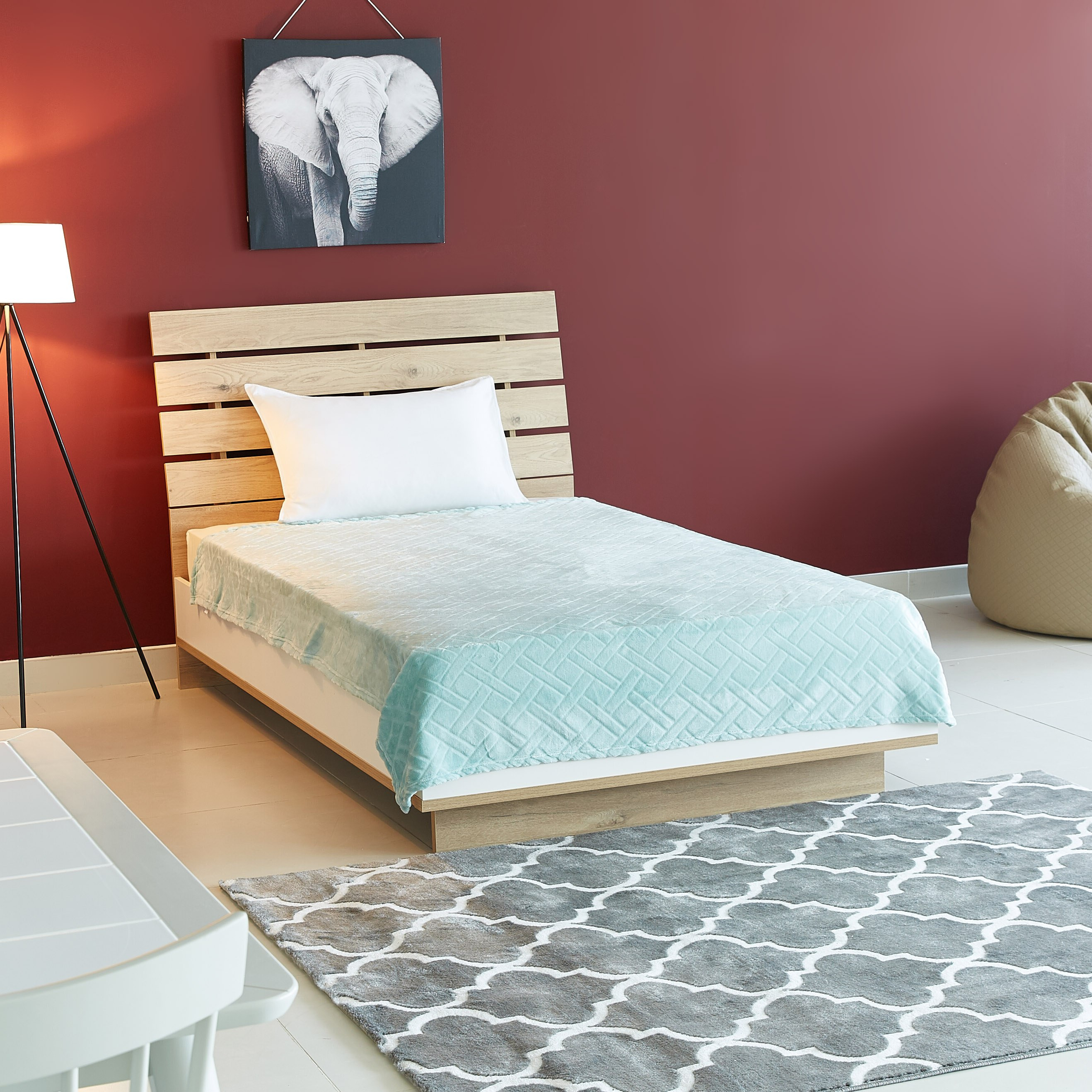 بطانية فلانيل منقوشة مقاس كوين من نوفا - 200x220 سم-hbxhomeware-hbxbedroom-image-3