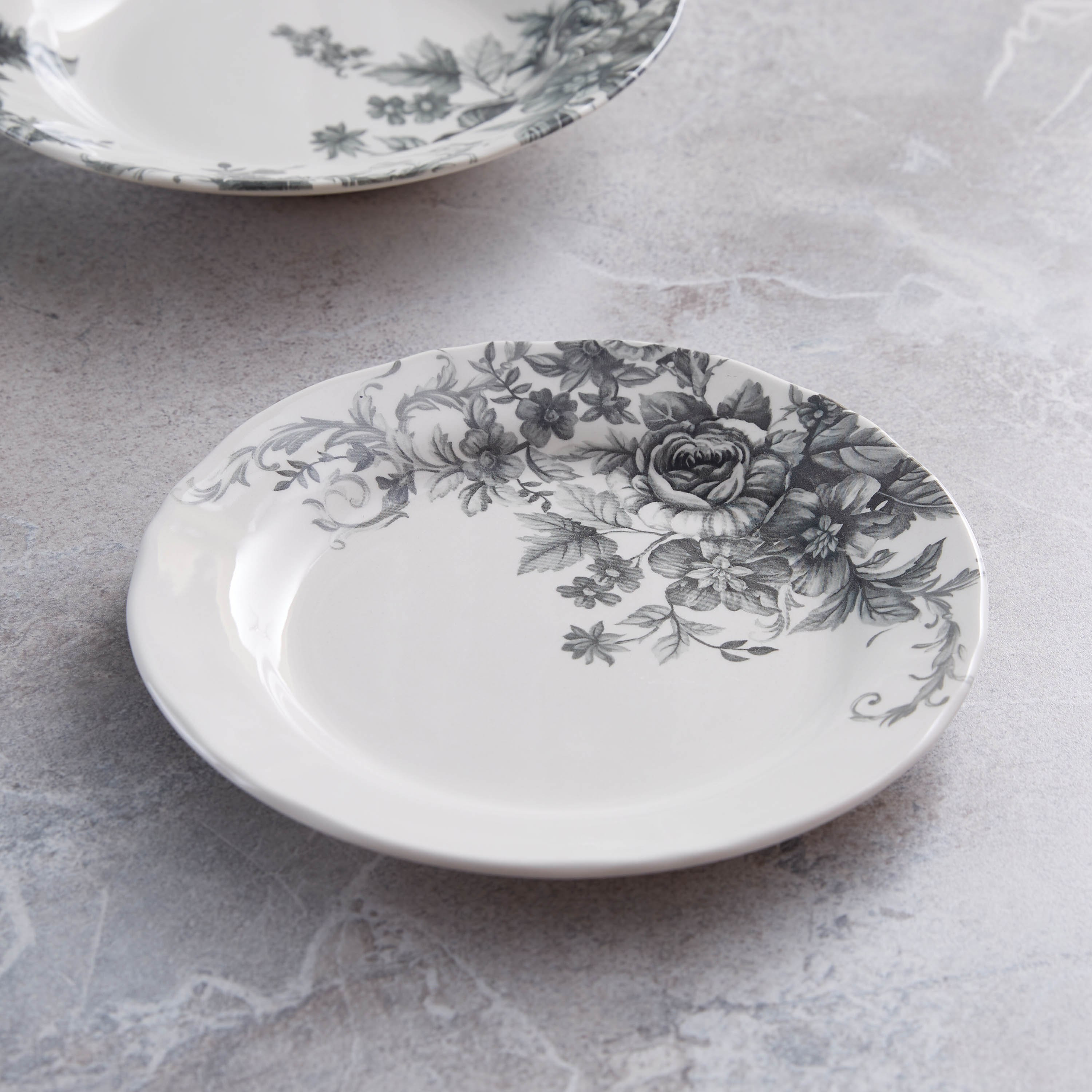 صحن سلطة مستدير من جورجز - 21 سم-hbxdecorandfurnishings-tabletop-crockery-image-1