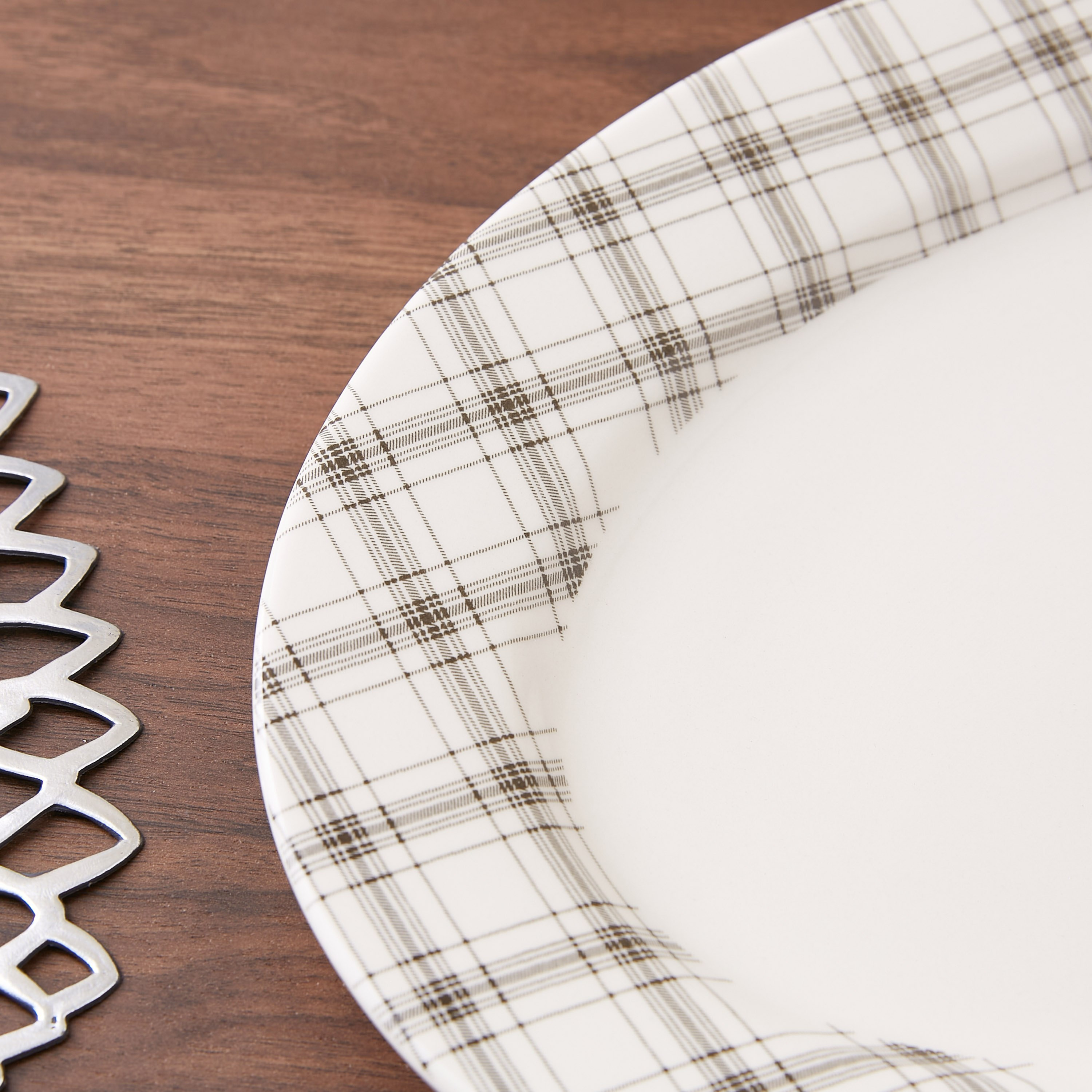 صحن بيضاوي مزيّن - 36 سم-hbxdecorandfurnishings-tabletop-crockery-image-2