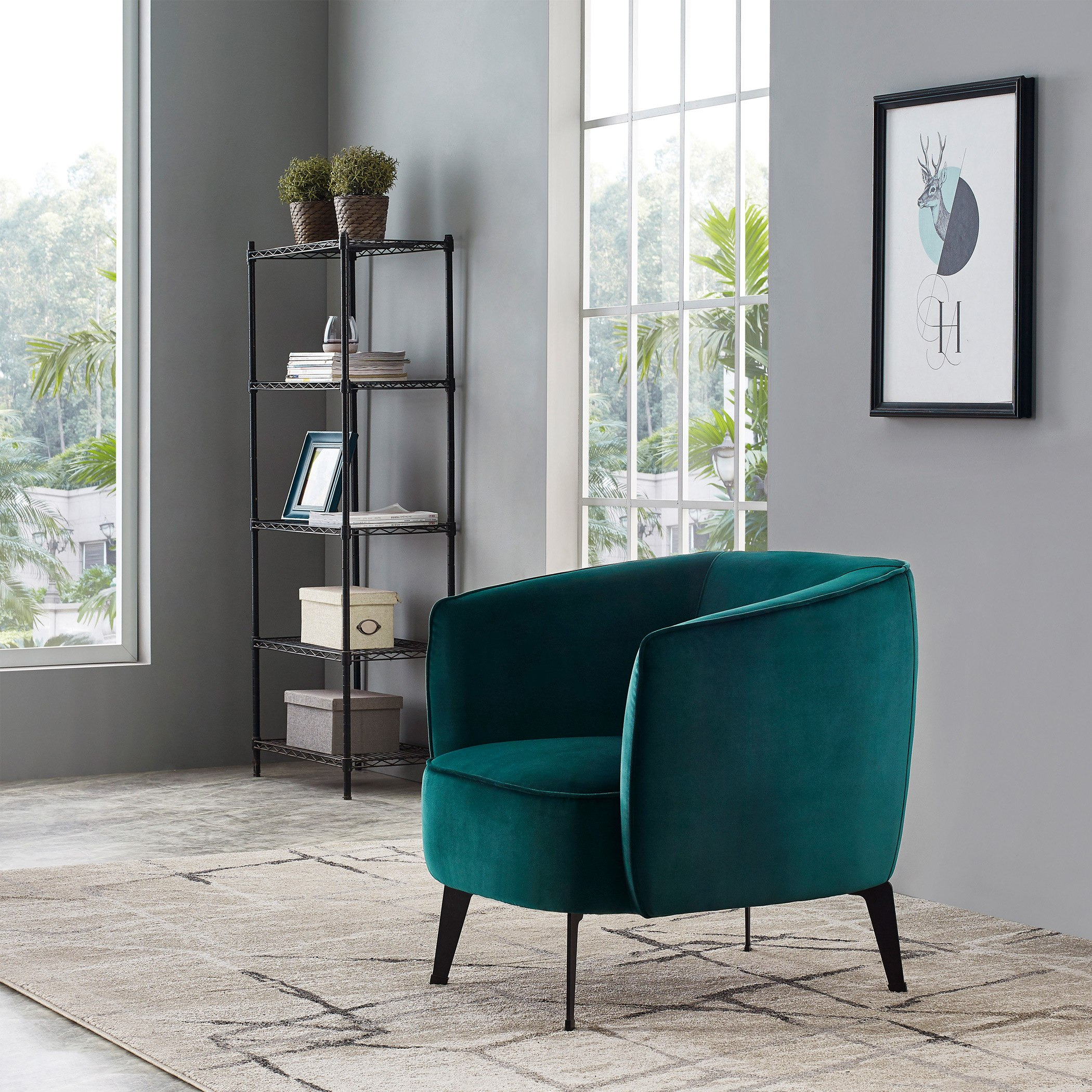 كرسي مخملي مع مقعد من ميرو-hbxfurniture-livingroom-sofasandsofasets-image-2