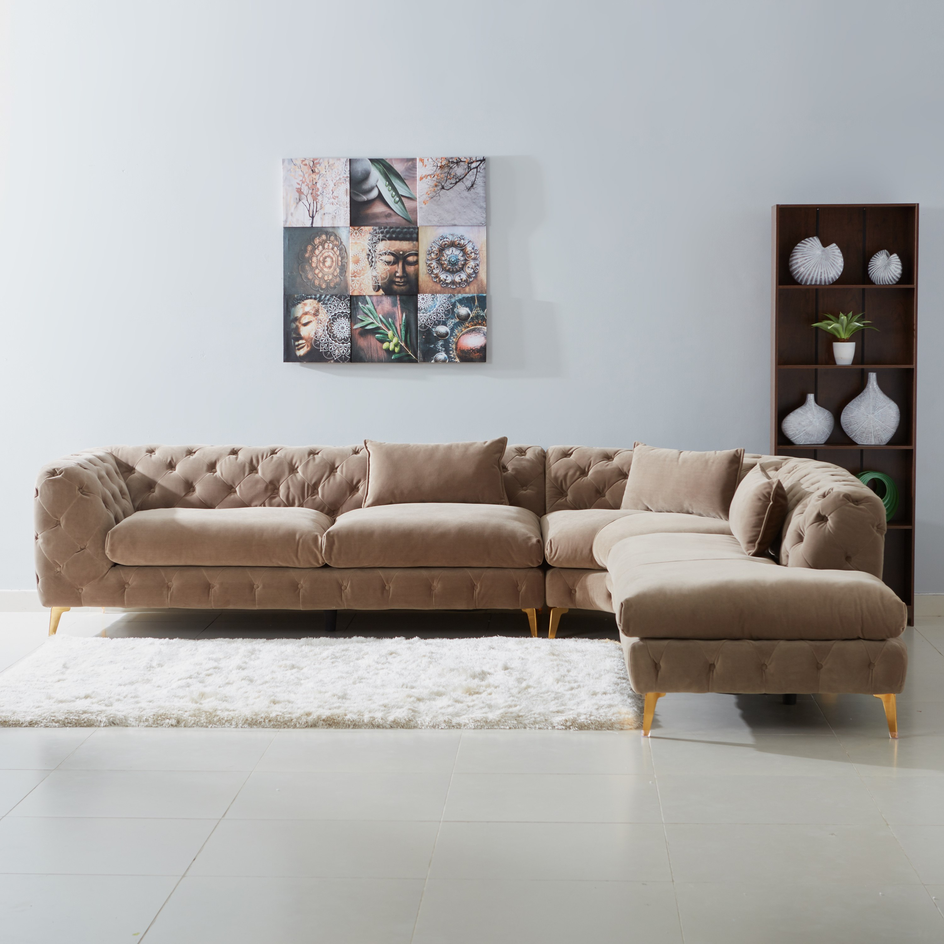 Carolina Right Facing Tufted Corner Sofa-hbxlivingroom-sofasandarmchairs-sofas-image-1