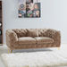 Carolina 2-Seater Velvet Tufted Sofa-Sofas-thumbnail-1