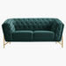 Claudia 2-Seater Velvet Sofa with Tufted Back and Arms-Sofas-thumbnail-0
