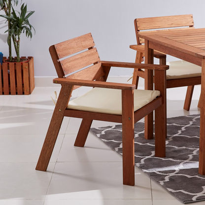 Bahama 6-Seater Outdoor Dining Set with Seat Cushions