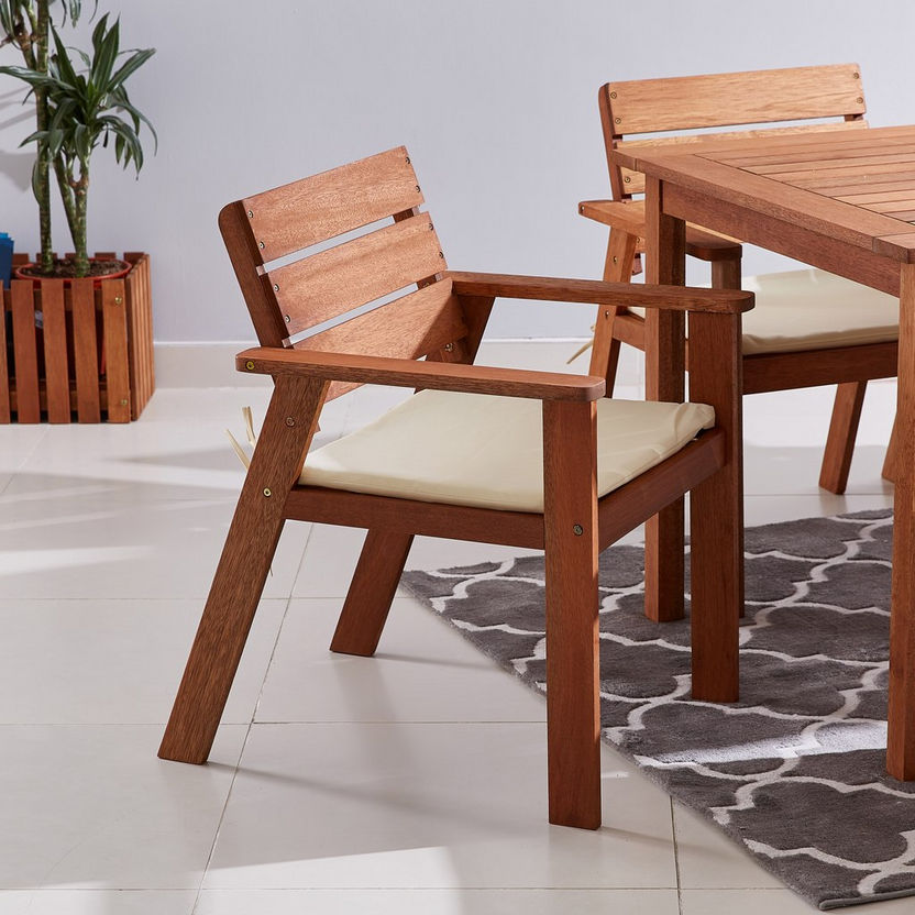 Bahama 6-Seater Outdoor Dining Set with Seat Cushions-Six Seater-image-3