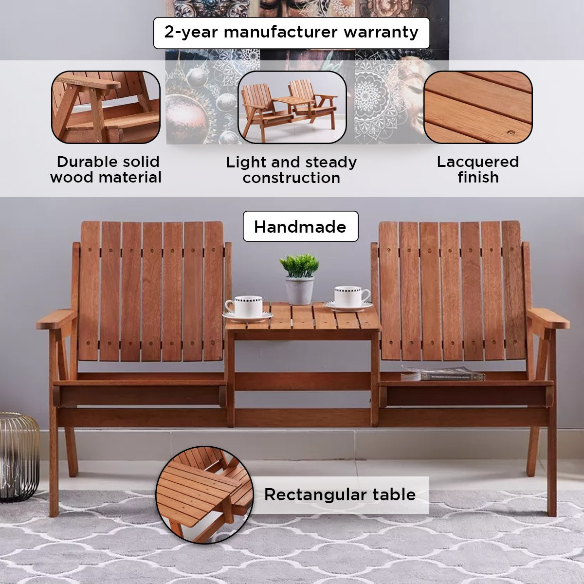 Vera Jack and Jill 2-Seater Outdoor Set with Table-hbxfurniture-outdoor-diningsets-image-4