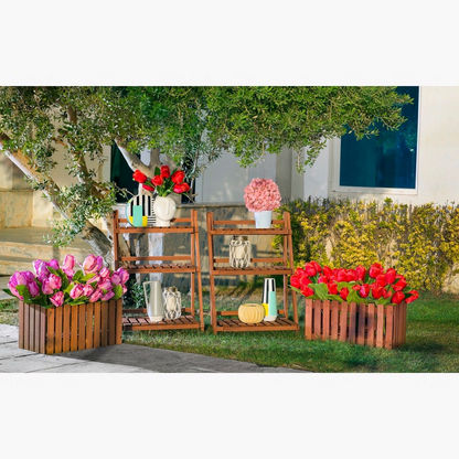 Bahama Decorative Flower Planter Box-Planters and Urns-image-1