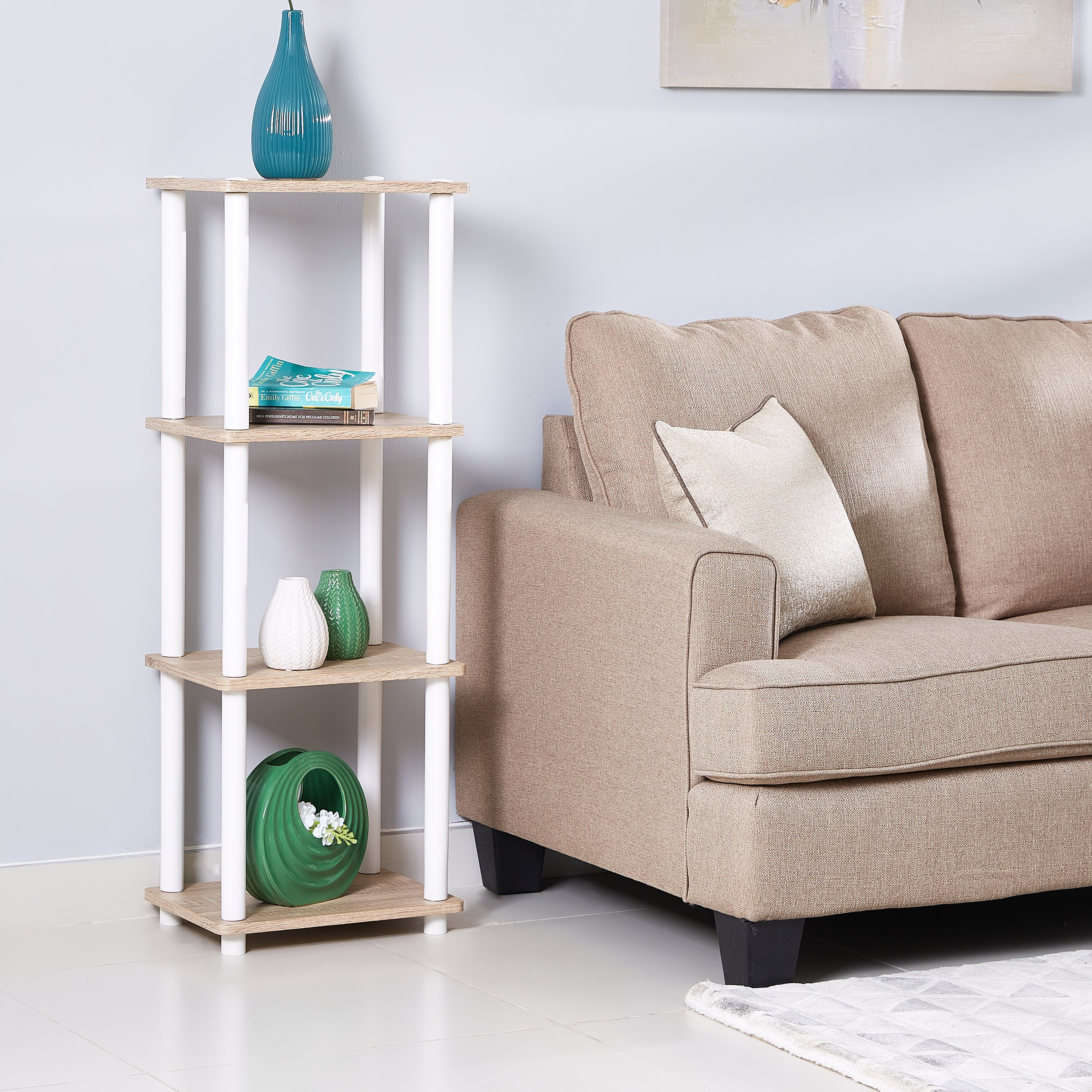 رف مستطيلي بـ4 طوابق من بول-hbxfurniture-office-bookcases-image-1