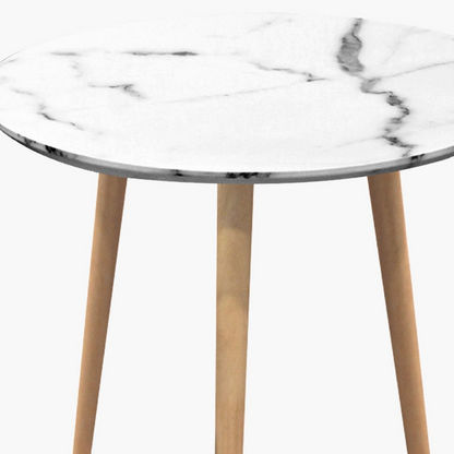 Mykonos Marble End Table