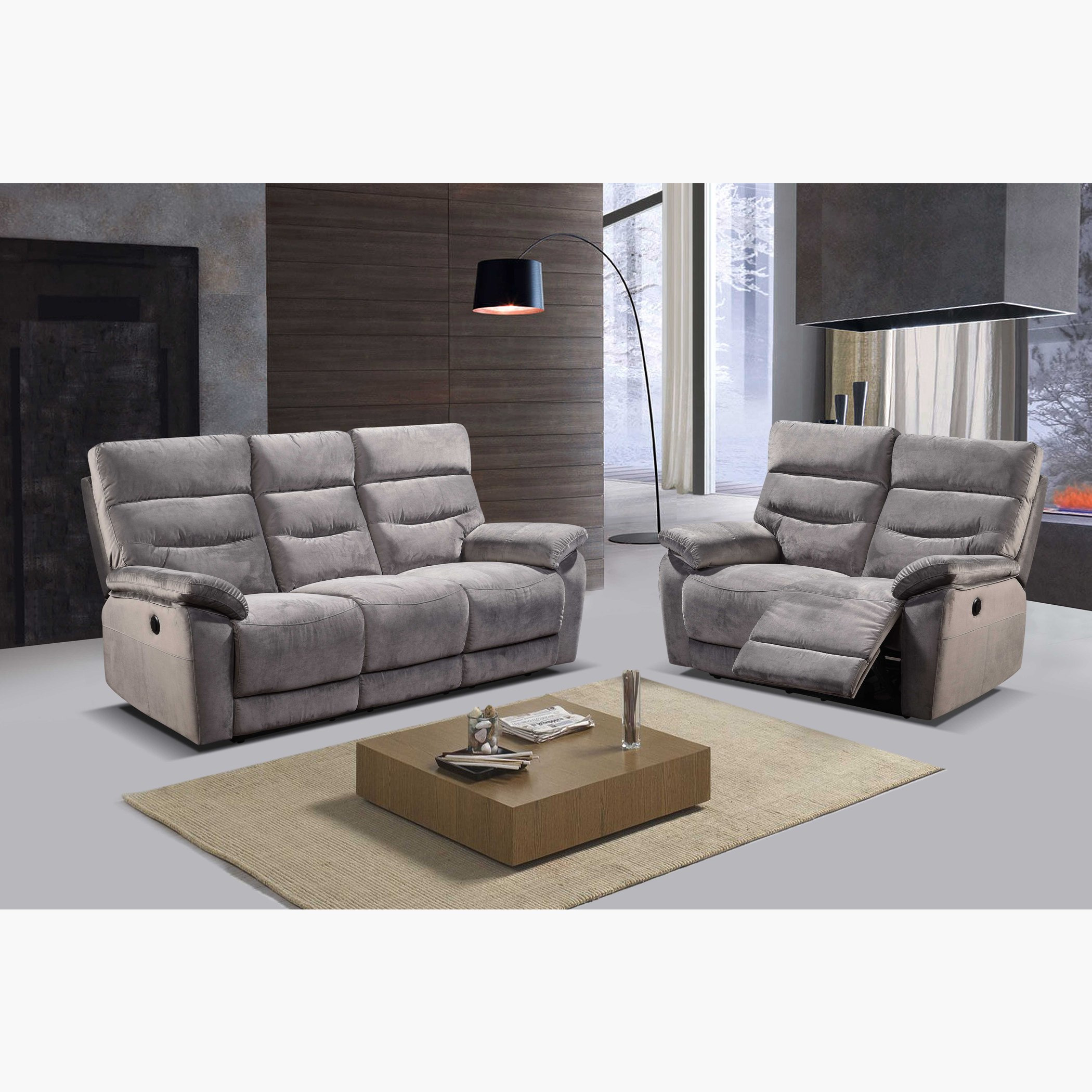 Couch electric store recliner