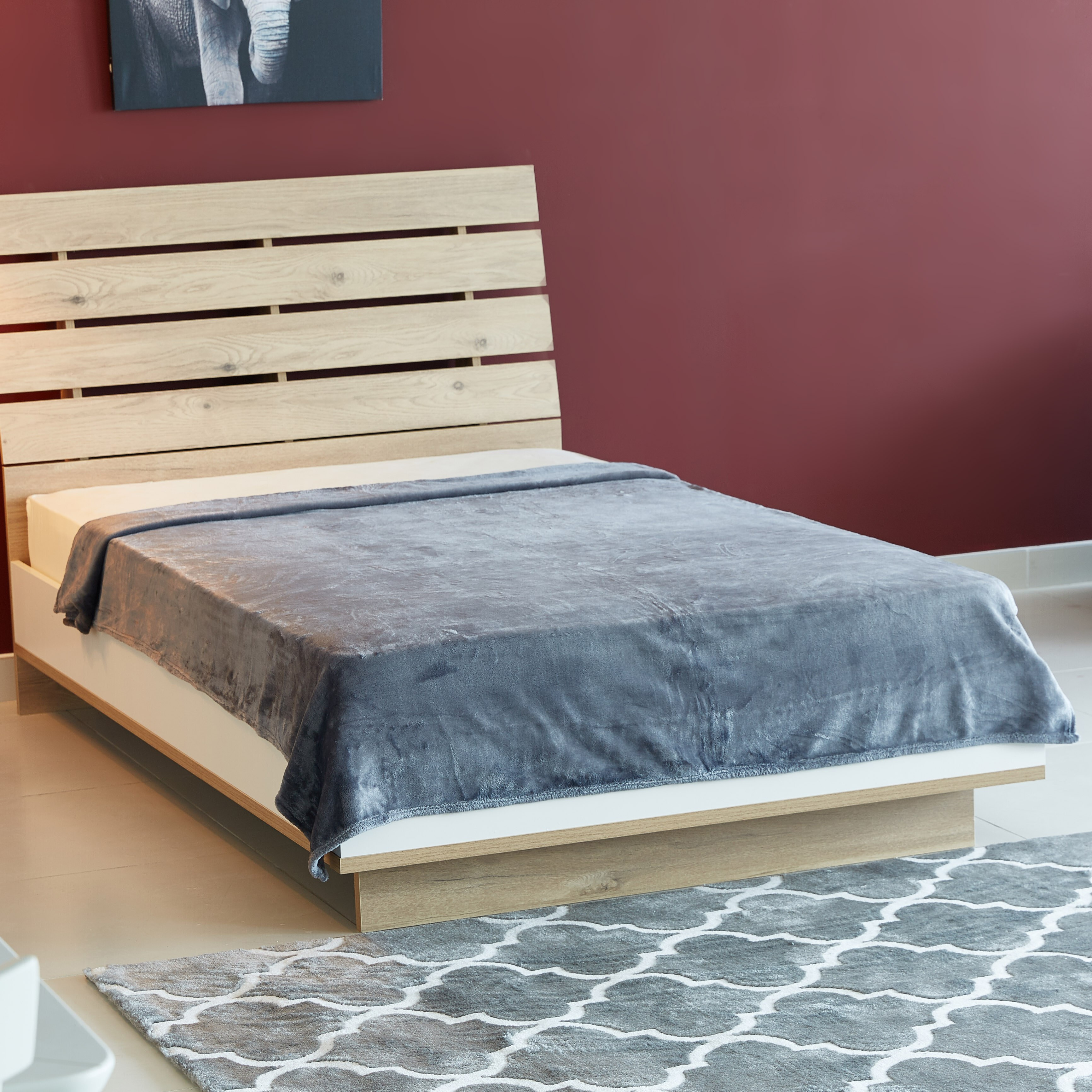 بطانية كوين بارزة الملمس - 200 × 220 سم-hbxhomeware-hbxbedroom-image-1