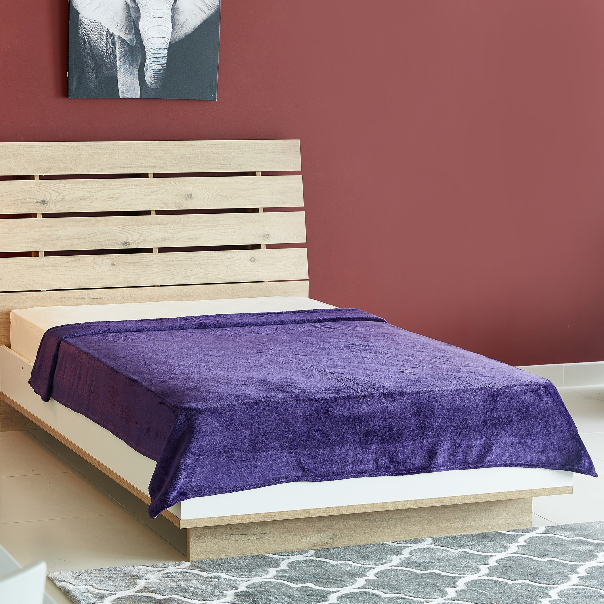 بطانية رويال فلانيل - 200 × 220 سم-hbxhomeware-hbxbedroom-image-1