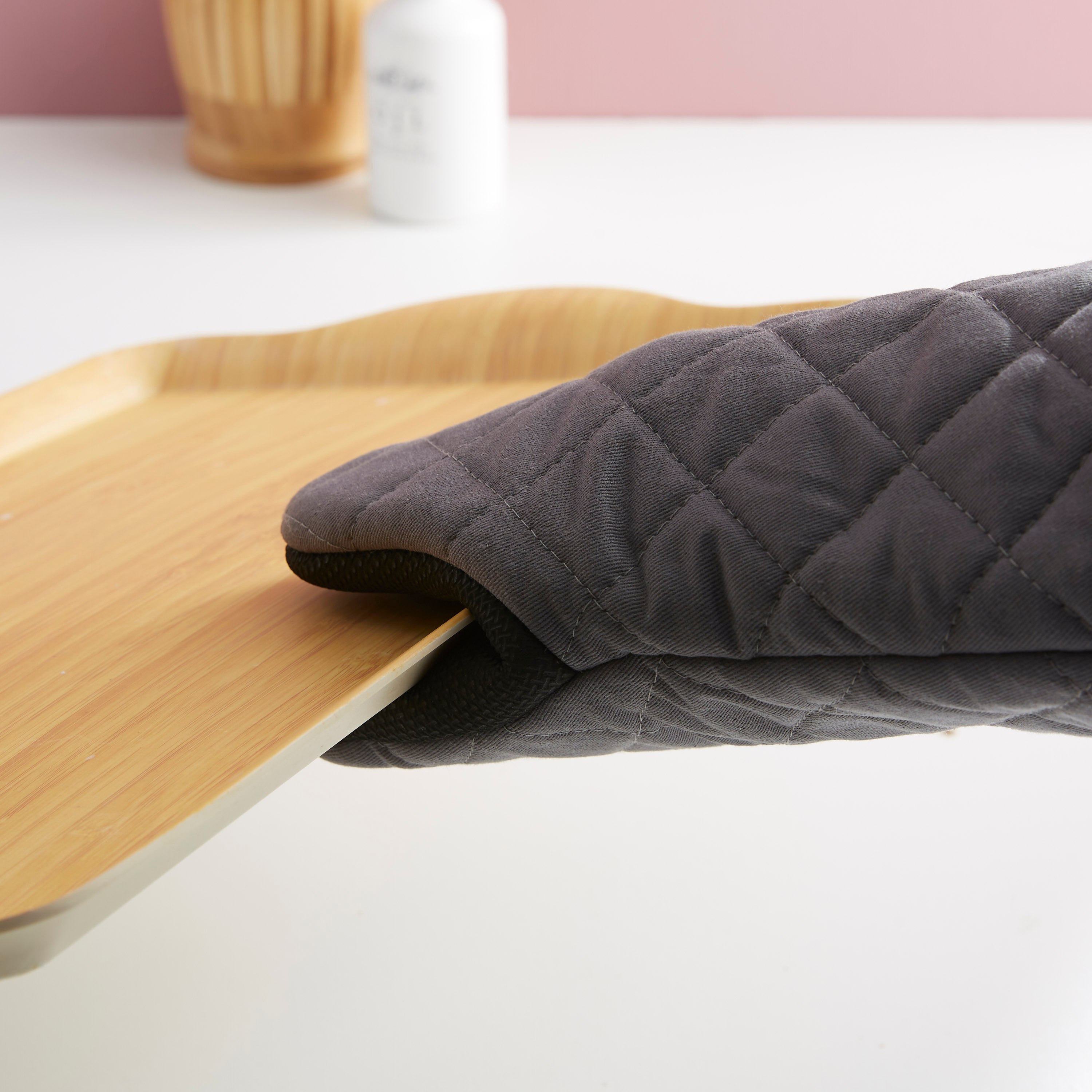 Noble 2-Piece Cotton Neoprene Oven Mitten and Pot Holder Set-hbxdecorandfurnishings-homefurnishings-tablelinens-image-2