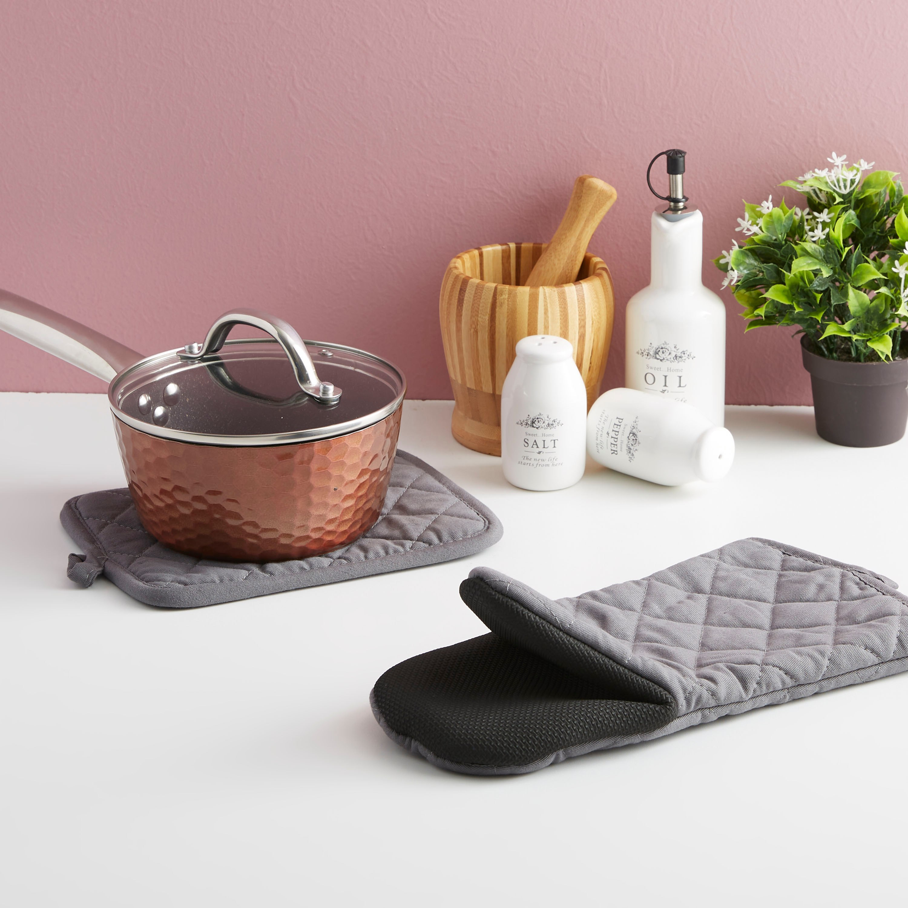 Noble 2-Piece Cotton Neoprene Oven Mitten and Pot Holder Set-hbxdecorandfurnishings-homefurnishings-tablelinens-image-3