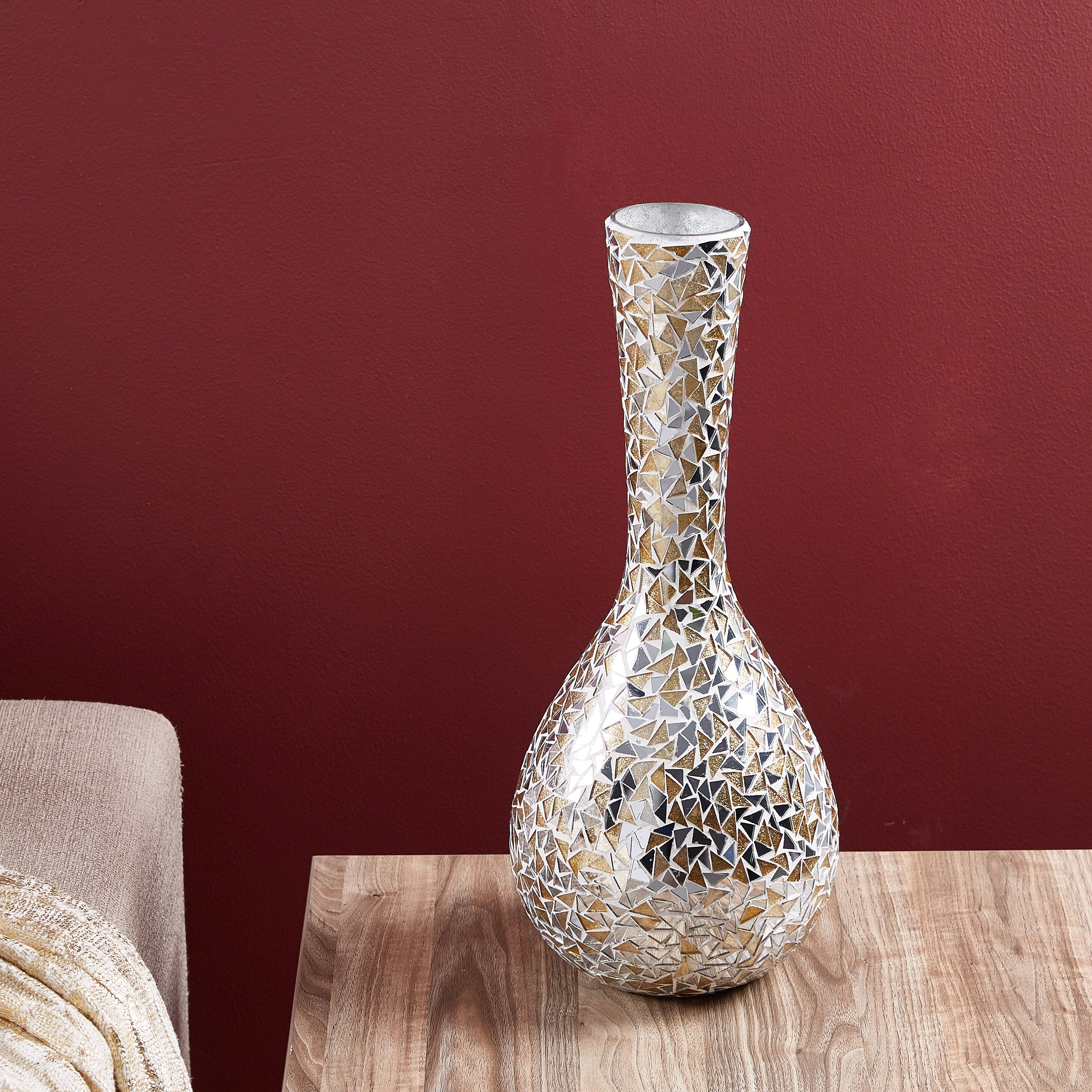 مزهرية بتفاصيل موزاييك من أراي-hbxbedroom-decorandaccessories-vases-image-2