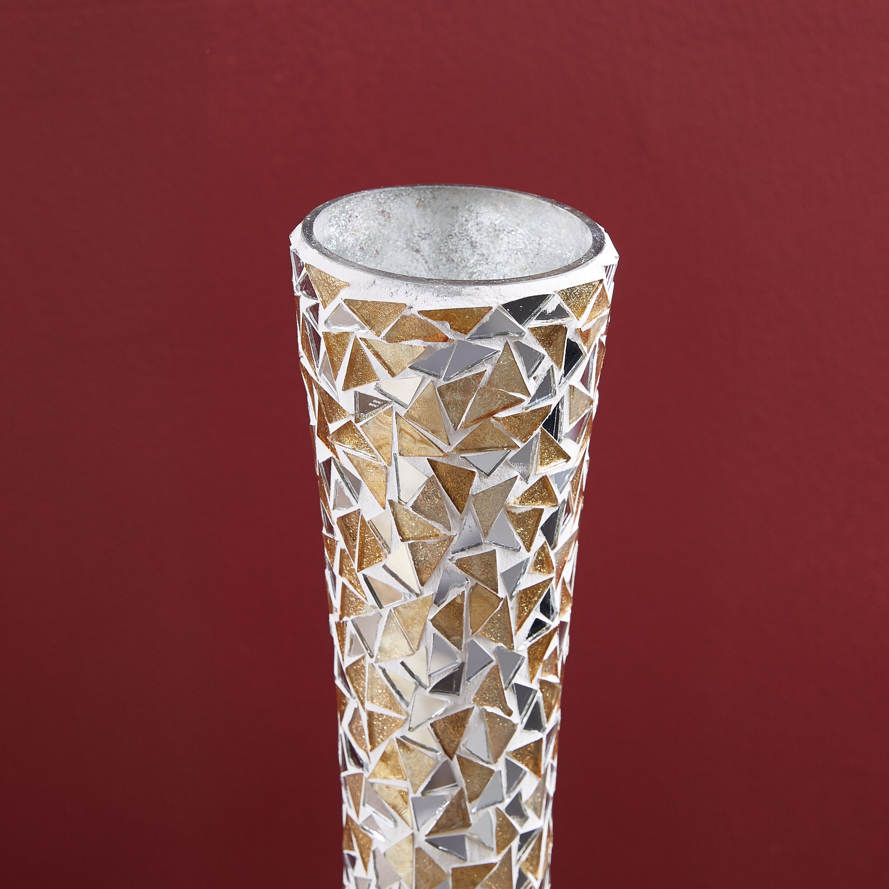 مزهرية بتفاصيل موزاييك من أراي-hbxbedroom-decorandaccessories-vases-image-3