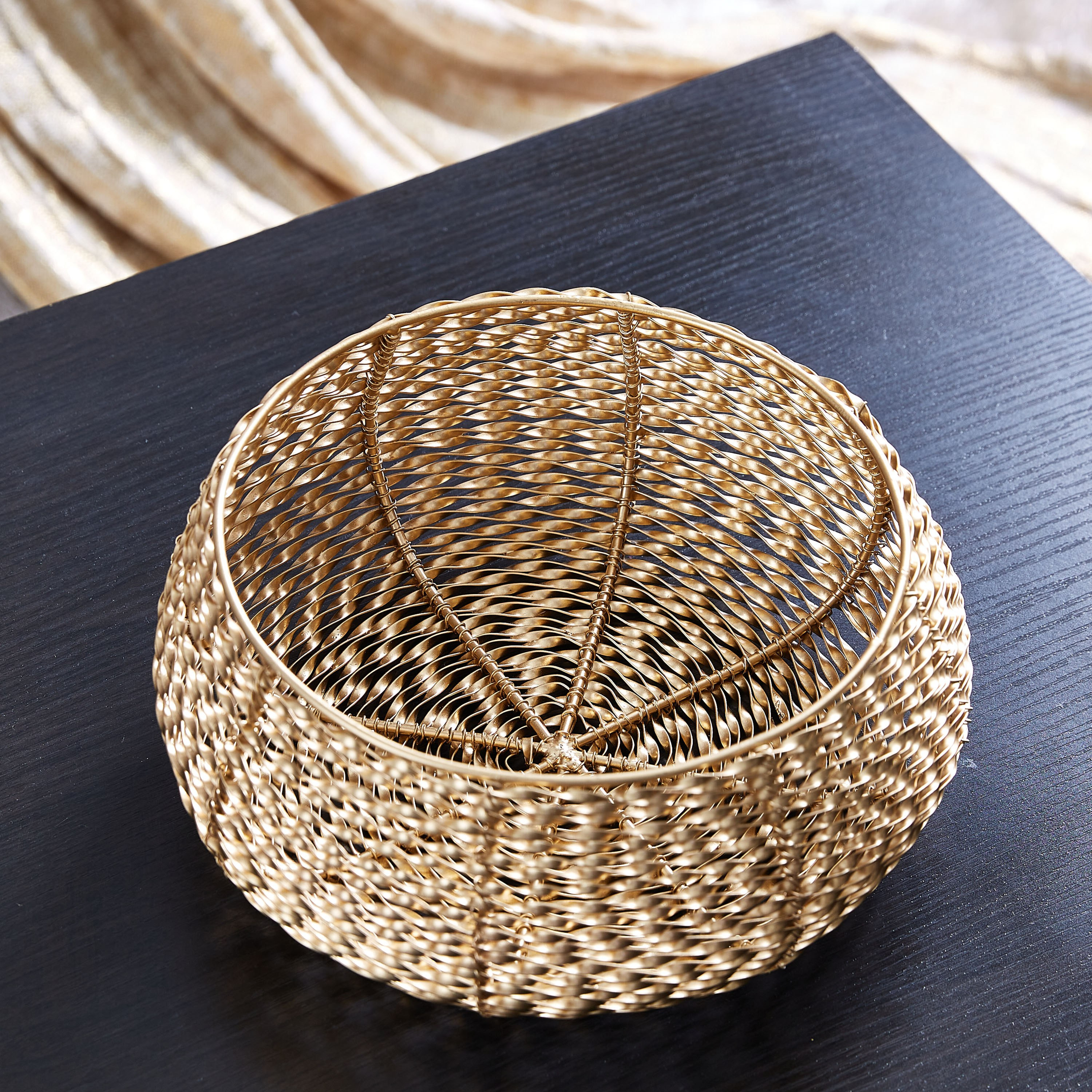 Valerie Twisted Wire Decorative Bowl-hbxhomeware-homedecor-figurinesandornaments-image-2