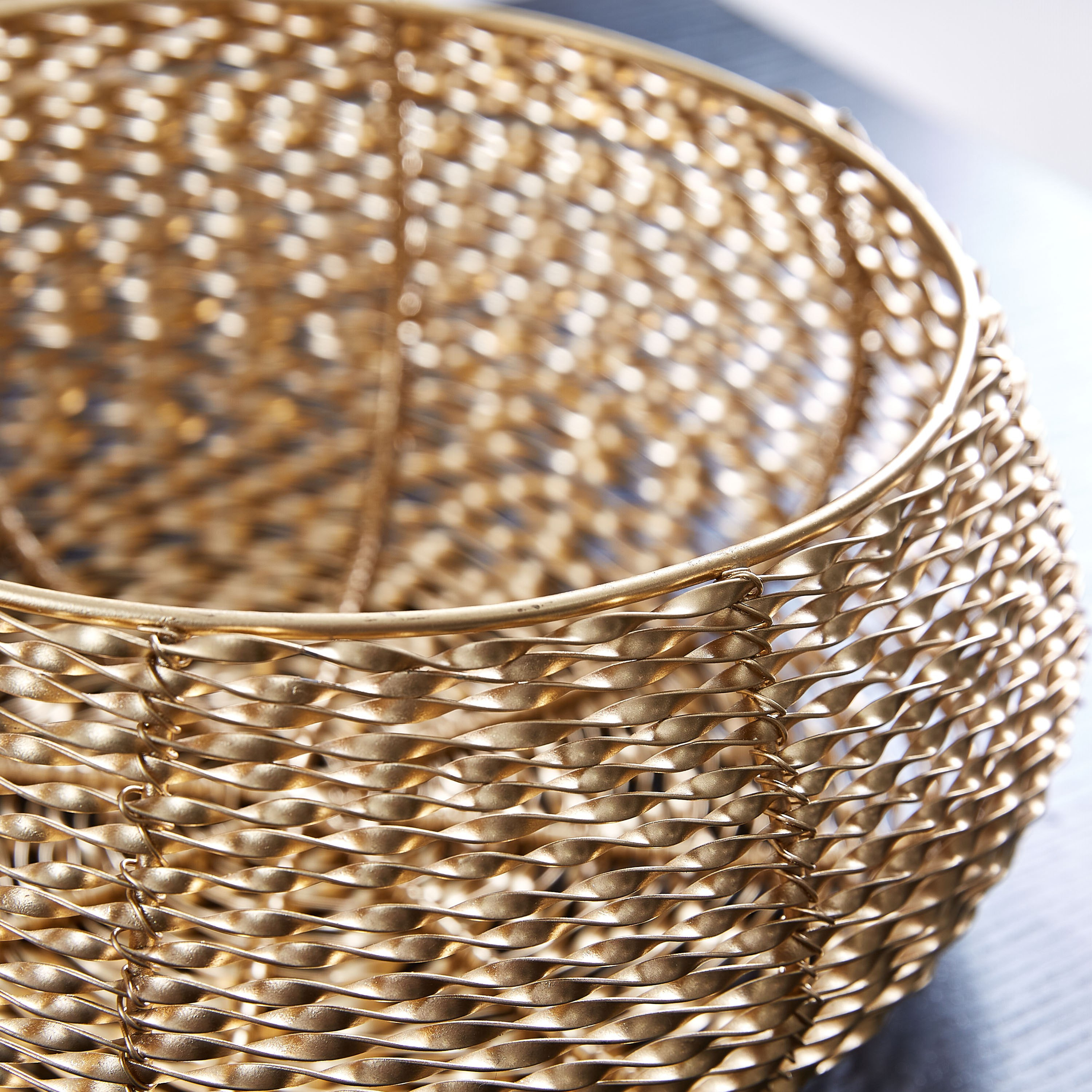Valerie Twisted Wire Decorative Bowl-hbxhomeware-homedecor-figurinesandornaments-image-3