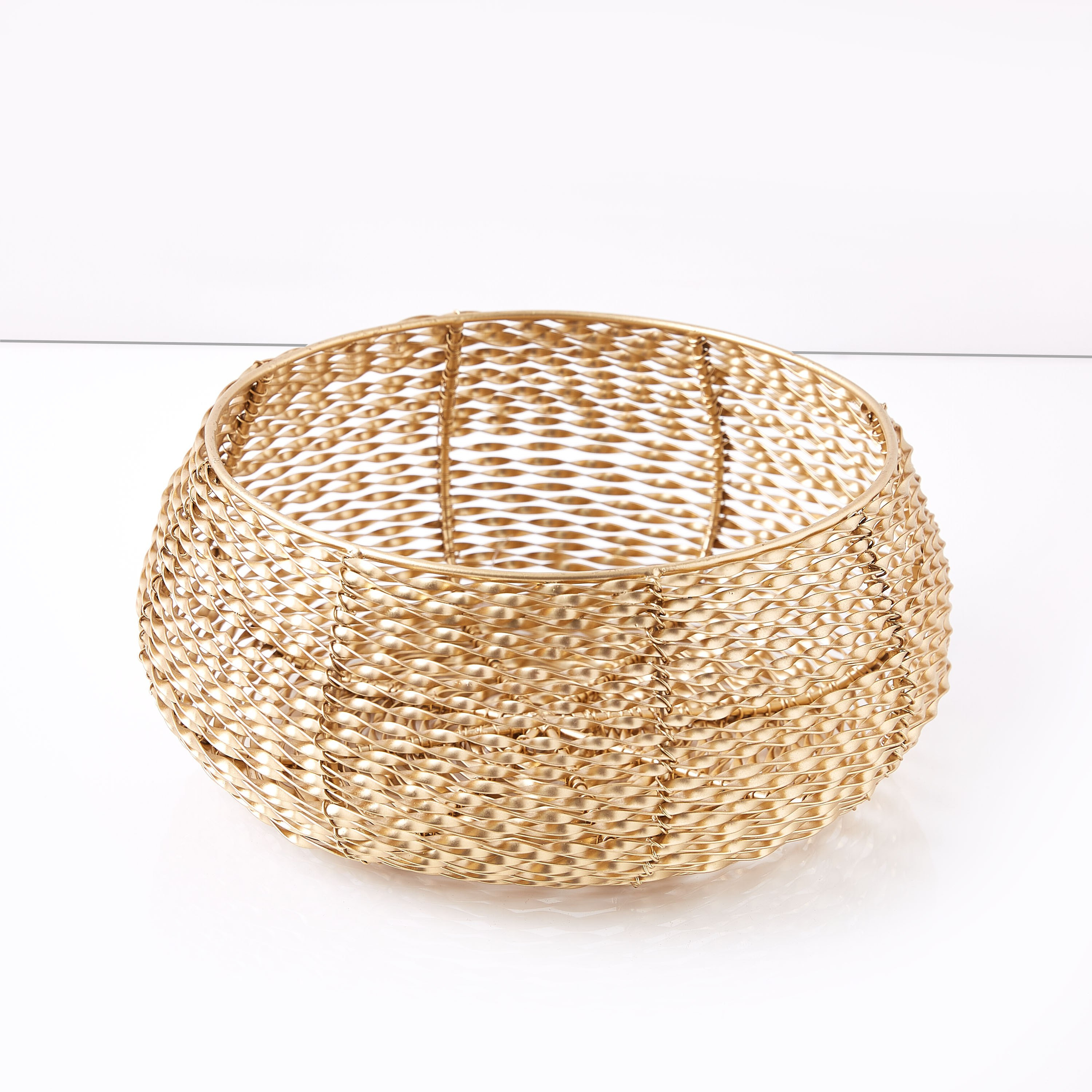 Valerie Twisted Wire Decorative Bowl-hbxhomeware-homedecor-figurinesandornaments-image-5