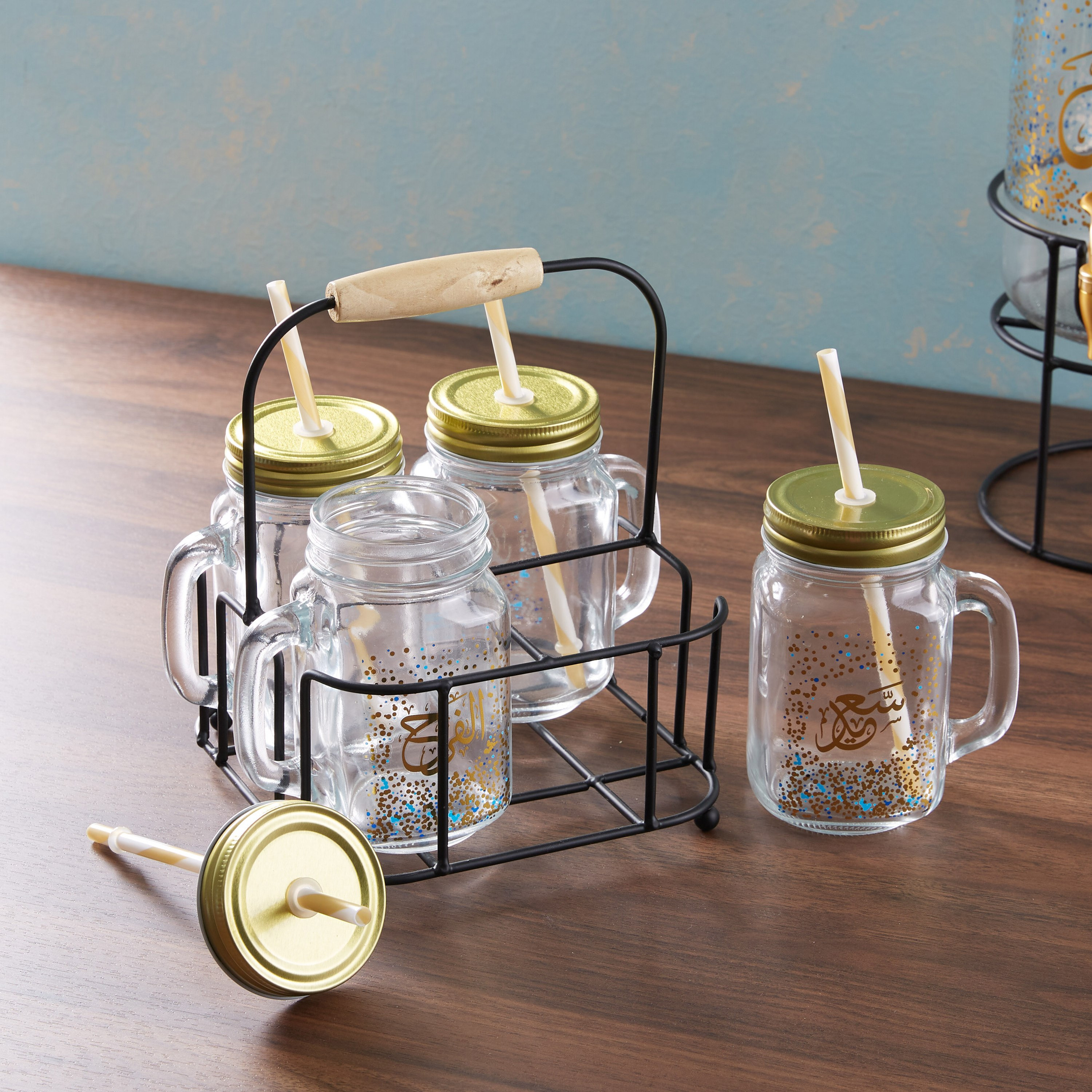 جرة ماسون مع حامل من بليسمو- طقم من 4 قطع-hbxhomeware-hbxkitchen-image-2