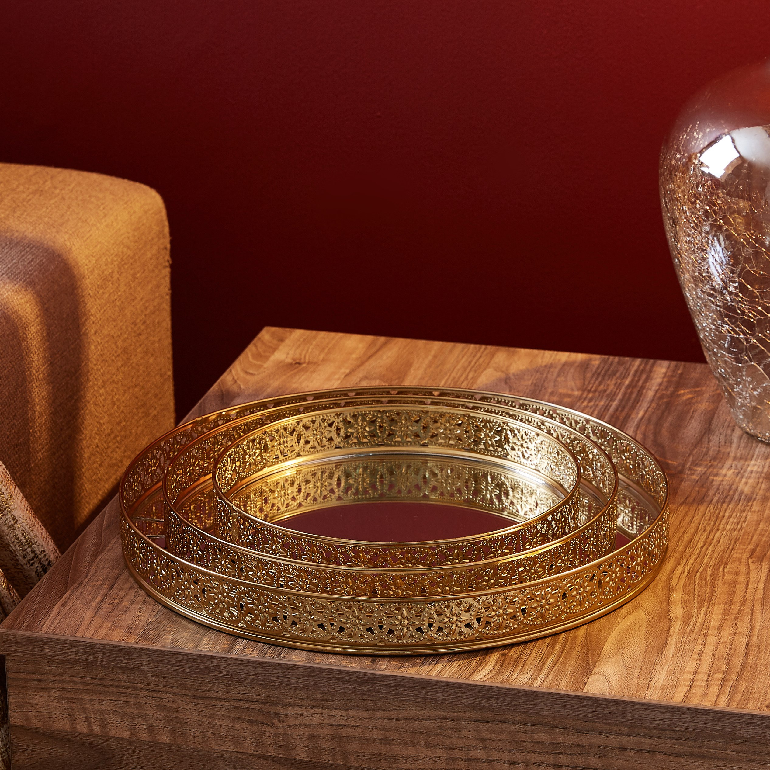 صواني مرآة كريستال - طقم من 3 قطع-hbxdecorandfurnishings-homeaccessories-bowls-image-1