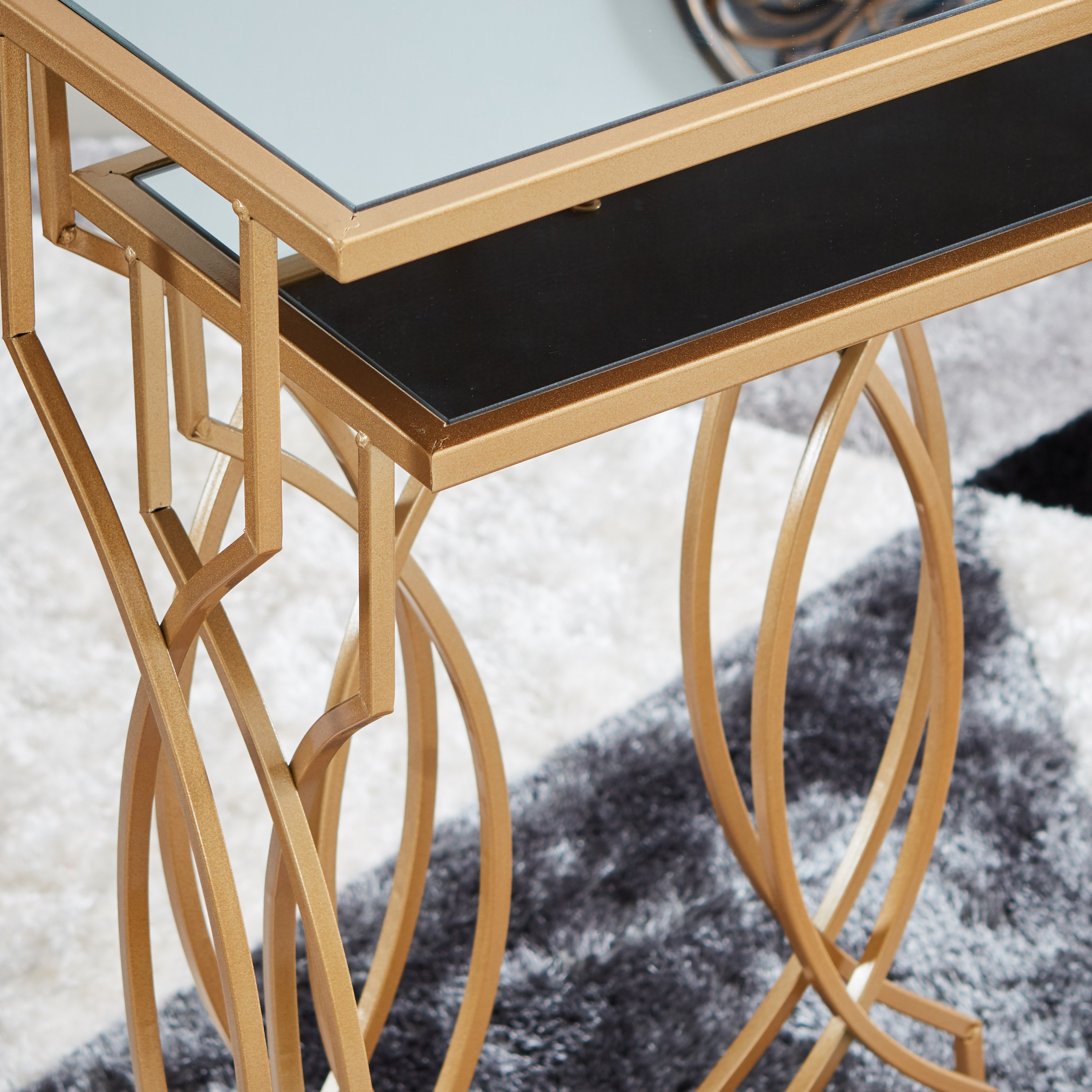 طقم طاولة كنبة من فيرونا - من قطعتين-hbxfurniture-tablesandstands-consoletables-image-5