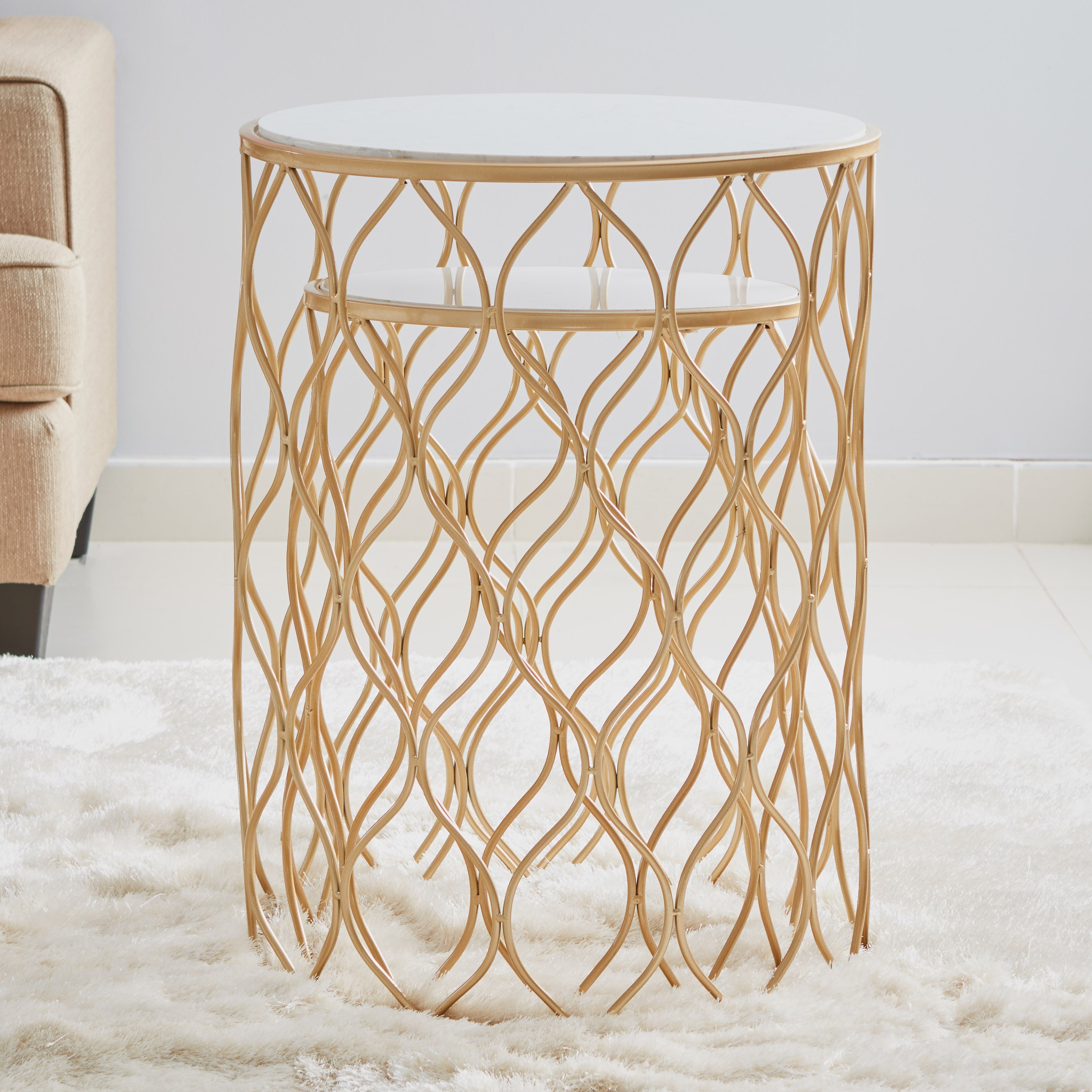 طقم طاولات جانبية من كوزمو - من قطعتين-hbxfurniture-livingroom-endtables-image-3