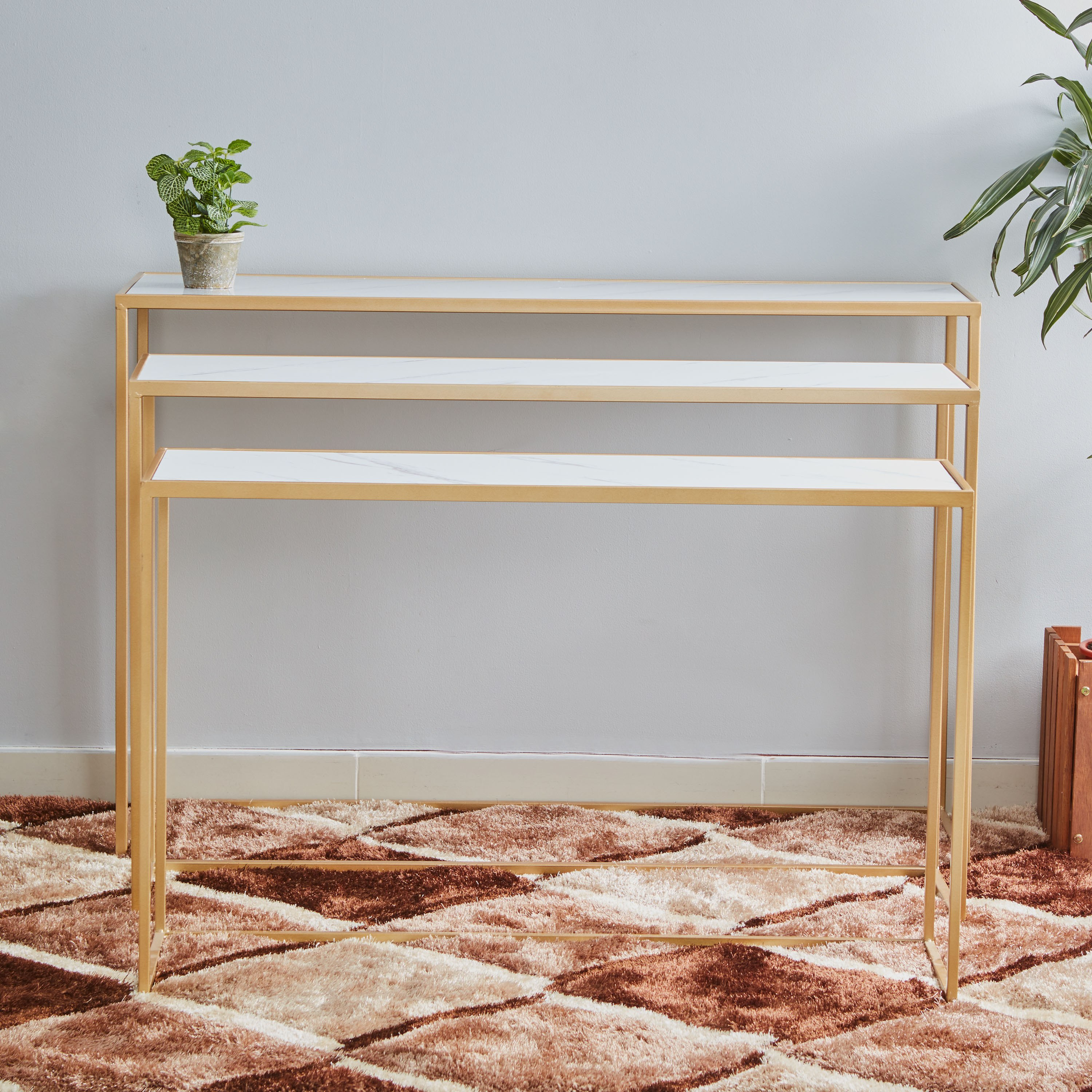 طاولات كونسول متداخلة من جيلا - طقم من 3 قطع-hbxfurniture-tablesandstands-consoletables-image-2