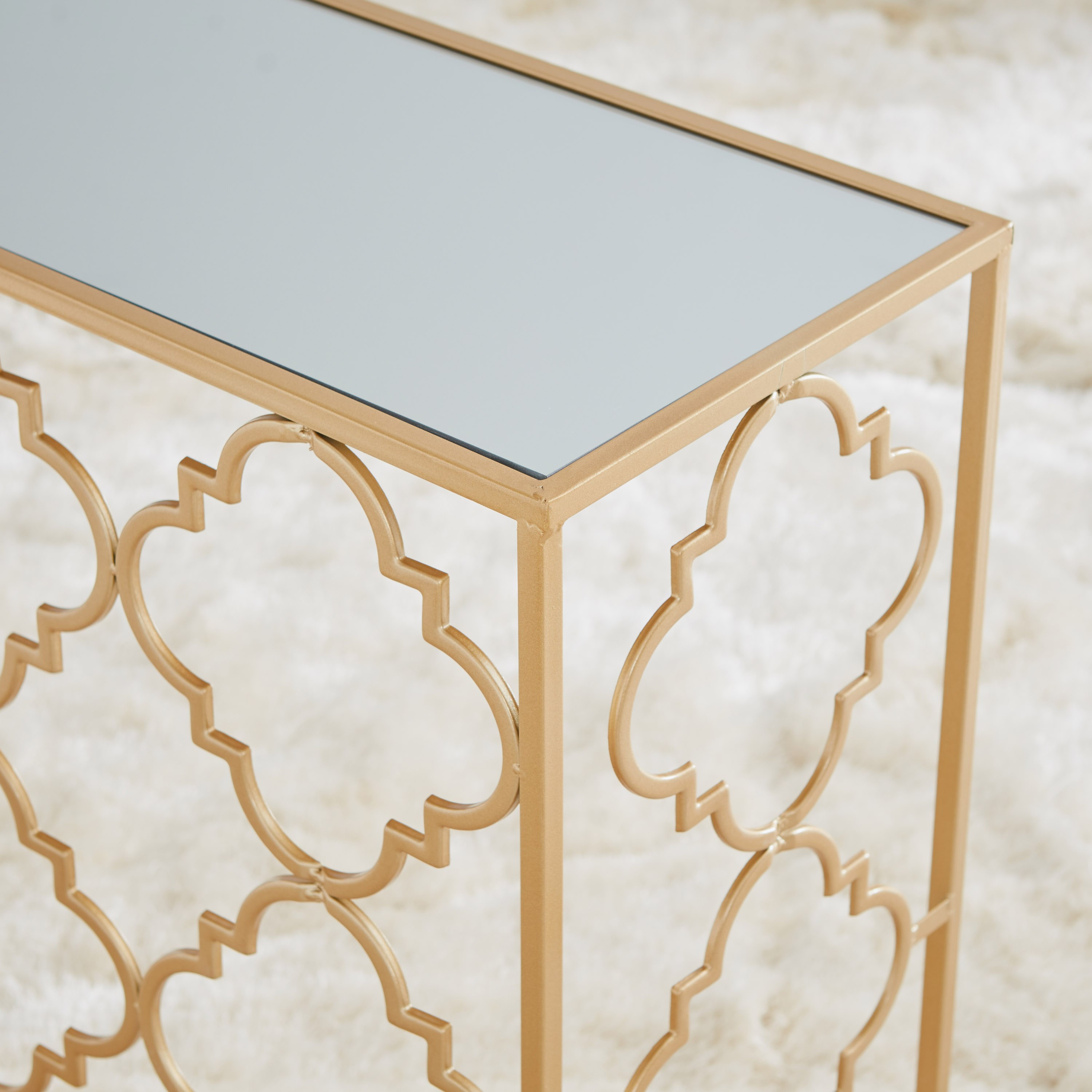 Scallop Sofa Table with Mirror-hbxfurniture-tablesandstands-consoletables-image-3