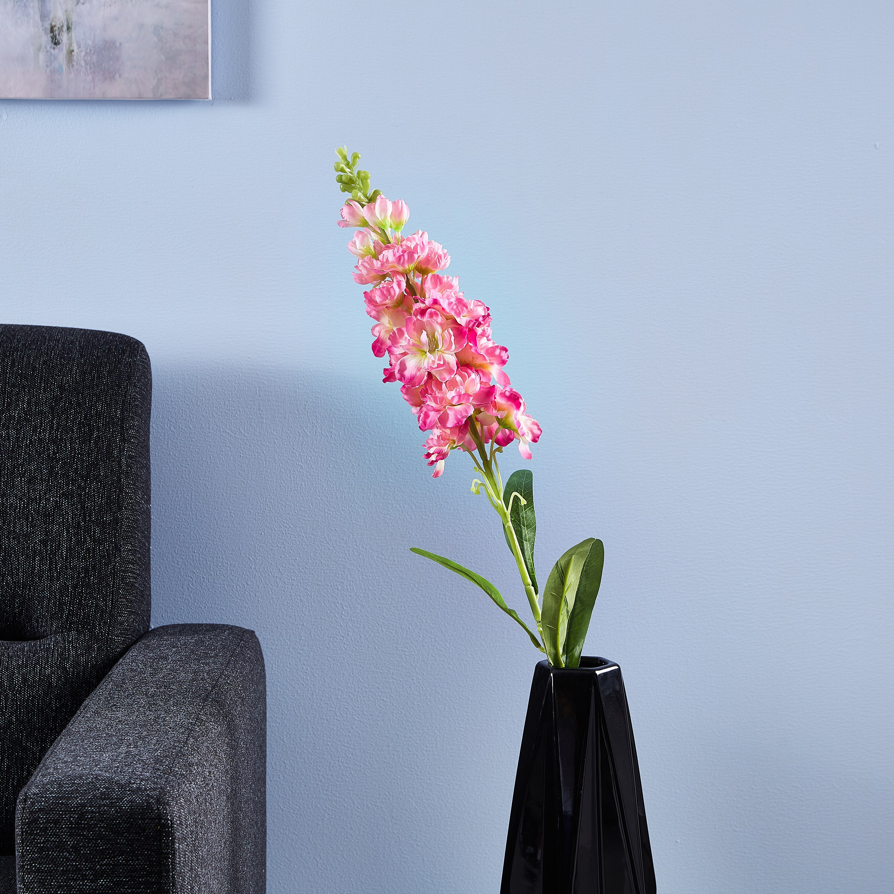 أزهار إصطناعية زهرة الدلفينيوم سيلك- 84 سم-hbxdecorandfurnishings-homeaccessories-artificialflowersandplants-image-1