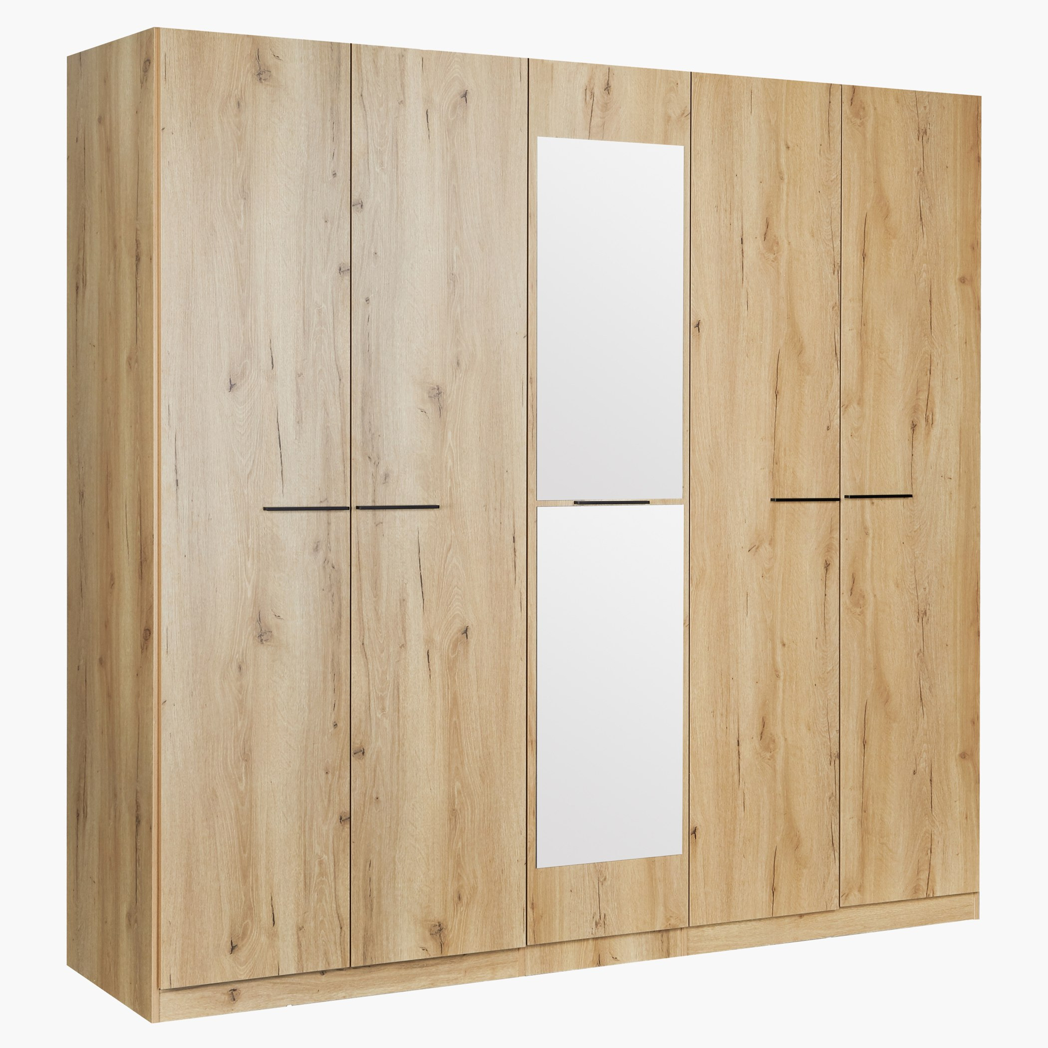 خزانة ملابس بـ5 أبواب مع مرآة من ستوكهولم-hbxfurniture-wardrobes-image-1