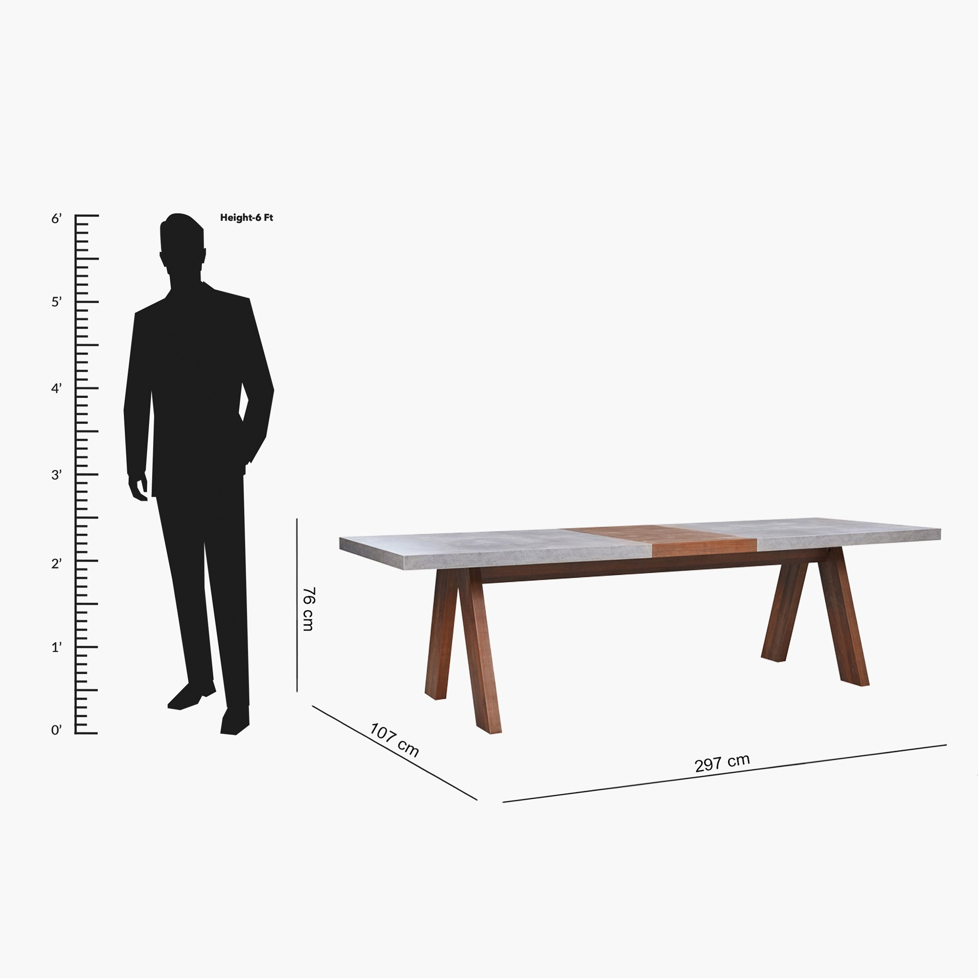 Manhattan 12-Seater Dining Table-hbxfurniture-diningtablesandsets-diningtables-twelveseater-image-5