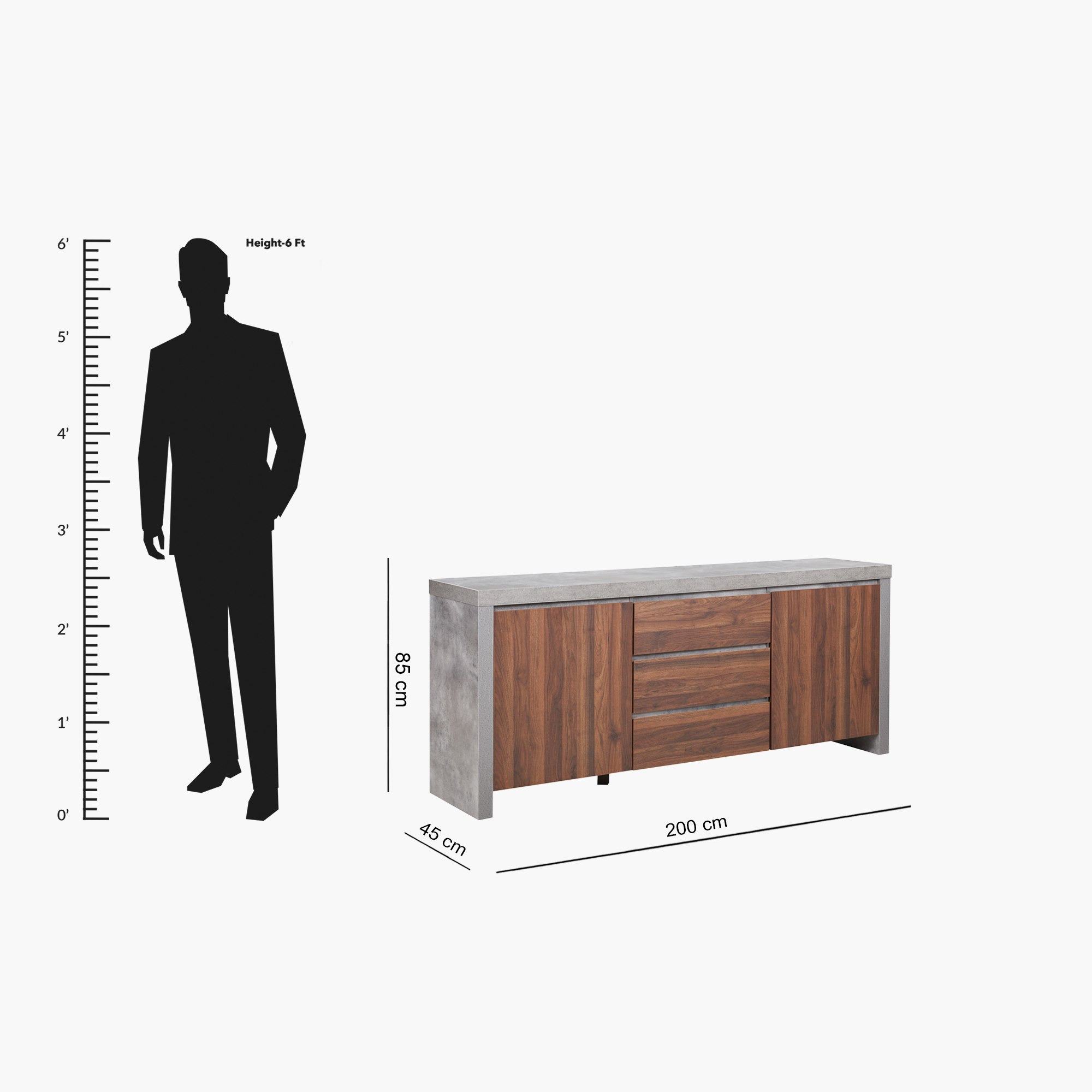 وحدة تخزين جانبية ببابين مع درجين من منهاتن-hbxfurniture-diningroom-buffetsandsideboards-image-6