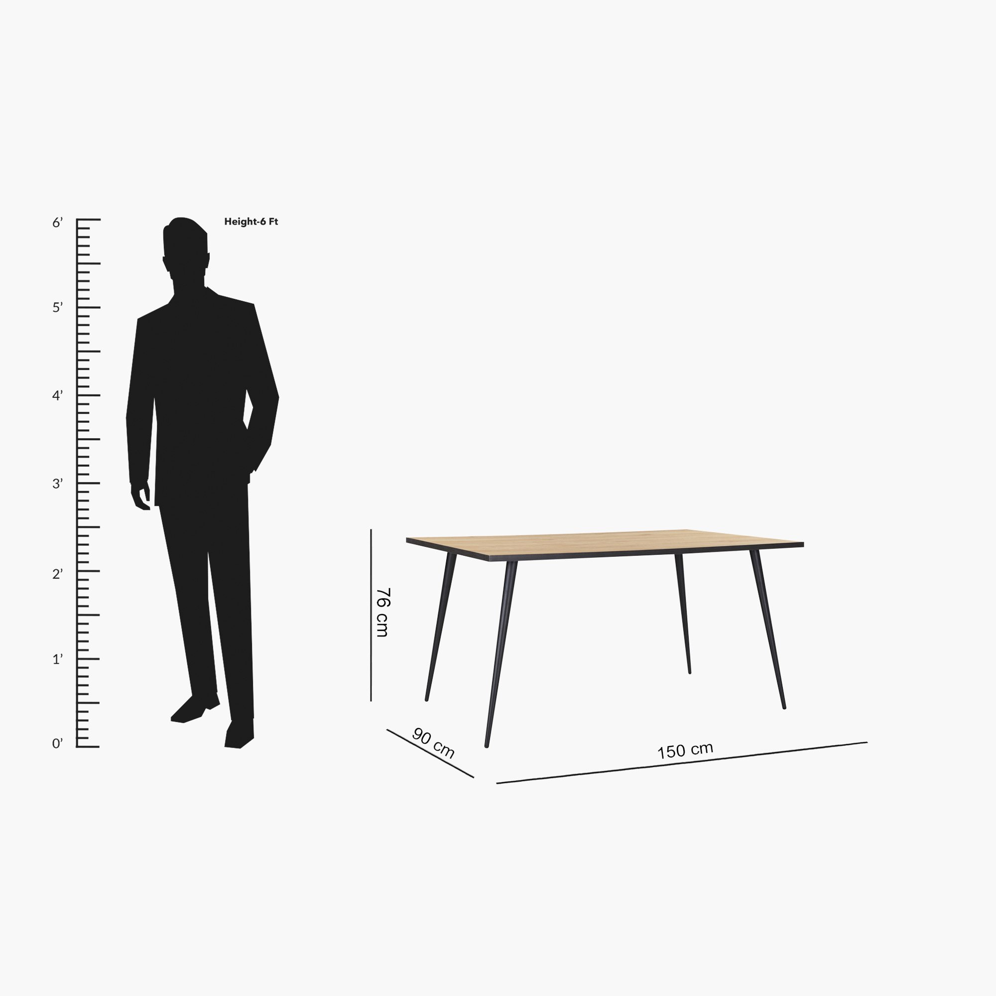 طقم سفرة 6 مقاعد من ستوكهولم-hbxdiningroom-diningtablesandsets-diningtables-sixseater-image-5