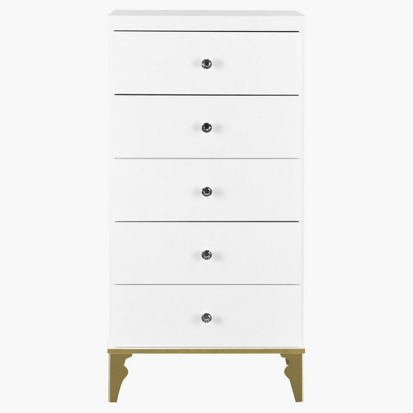 Oro Chest of 5-Drawers-Chest of Drawers-image-1
