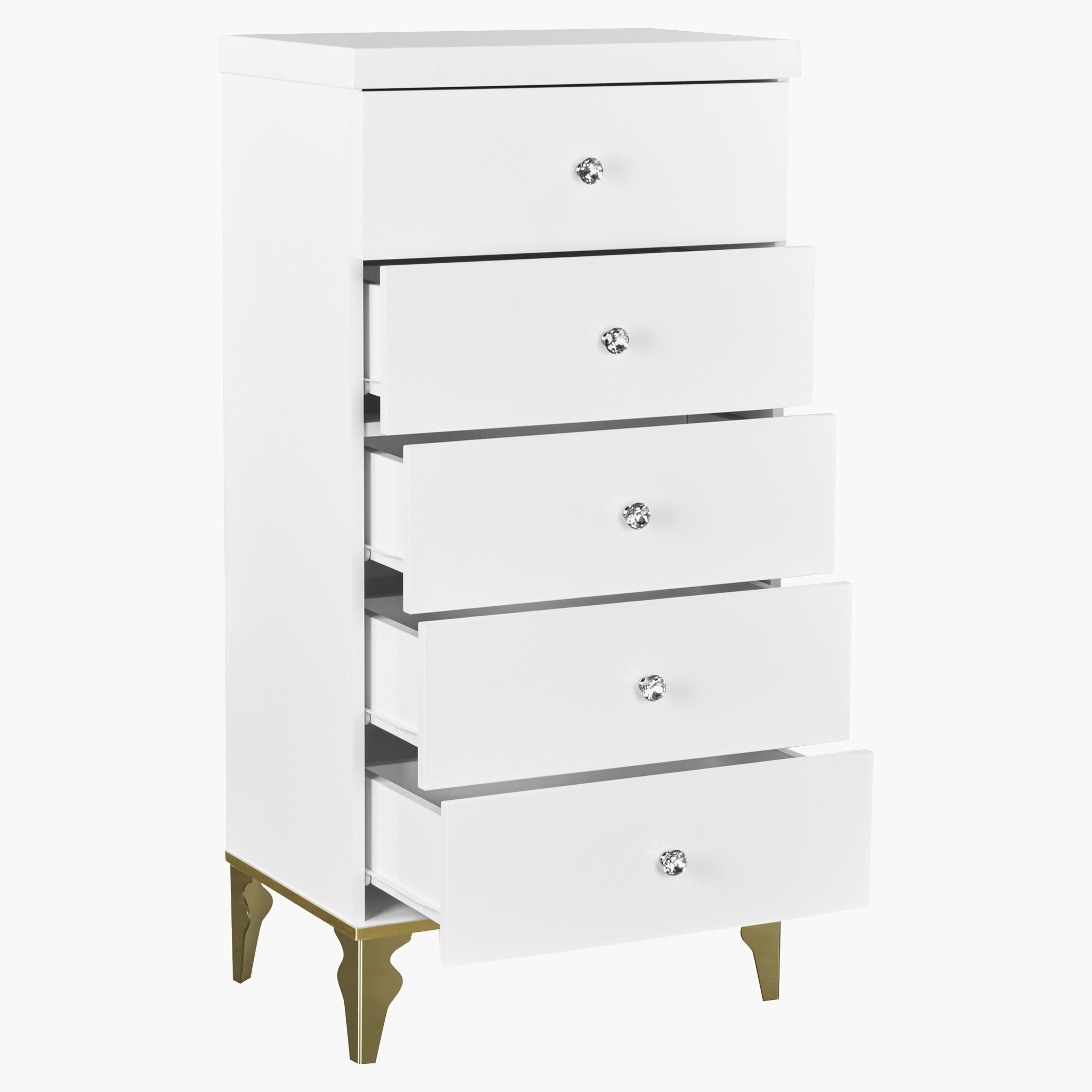 وحدة تخزين بـ5 أدراج من أورو-hbxfurniture-dressersandchests-chestofdrawers-image-3