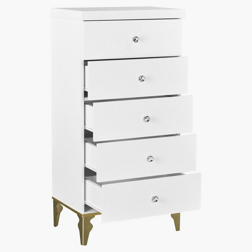 Oro Chest of 5-Drawers-Chest of Drawers-image-2