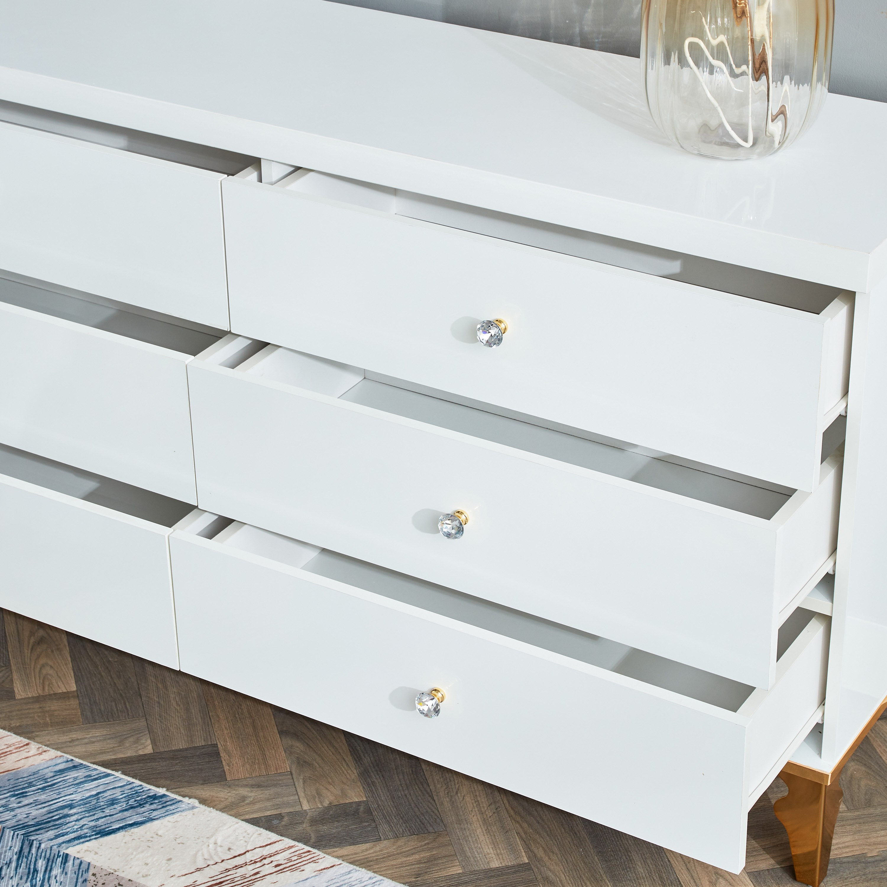 طاولة تزيين كبيرة بـ6 أدراج كبيرة دون مرآة من أورو-hbxfurniture-bedroom-dressersandmirrors-image-4