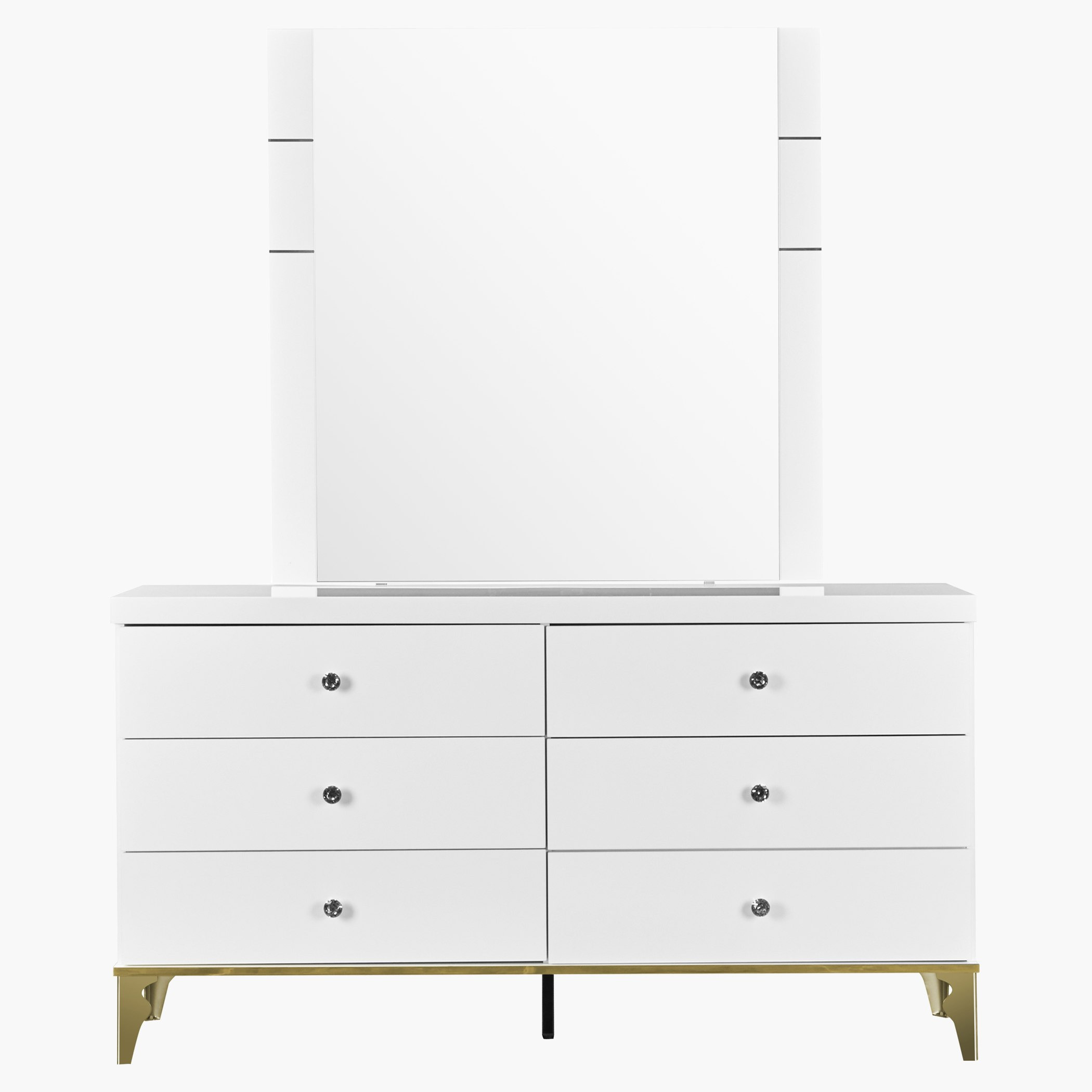 مرآة دون طاولة تزيين كبيرة 6 أدراج من أورو-hbxfurniture-bedroom-dressersandmirrors-image-4