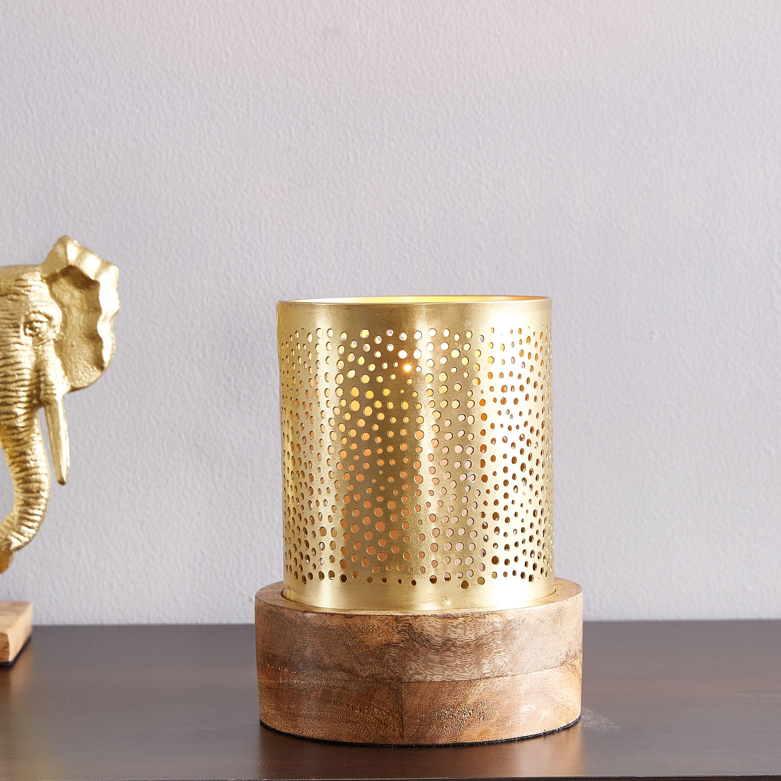 Bisera Candleholder with Perforated Pattern-hbxlivingroom-decorandaccessories-candleholders-image-1