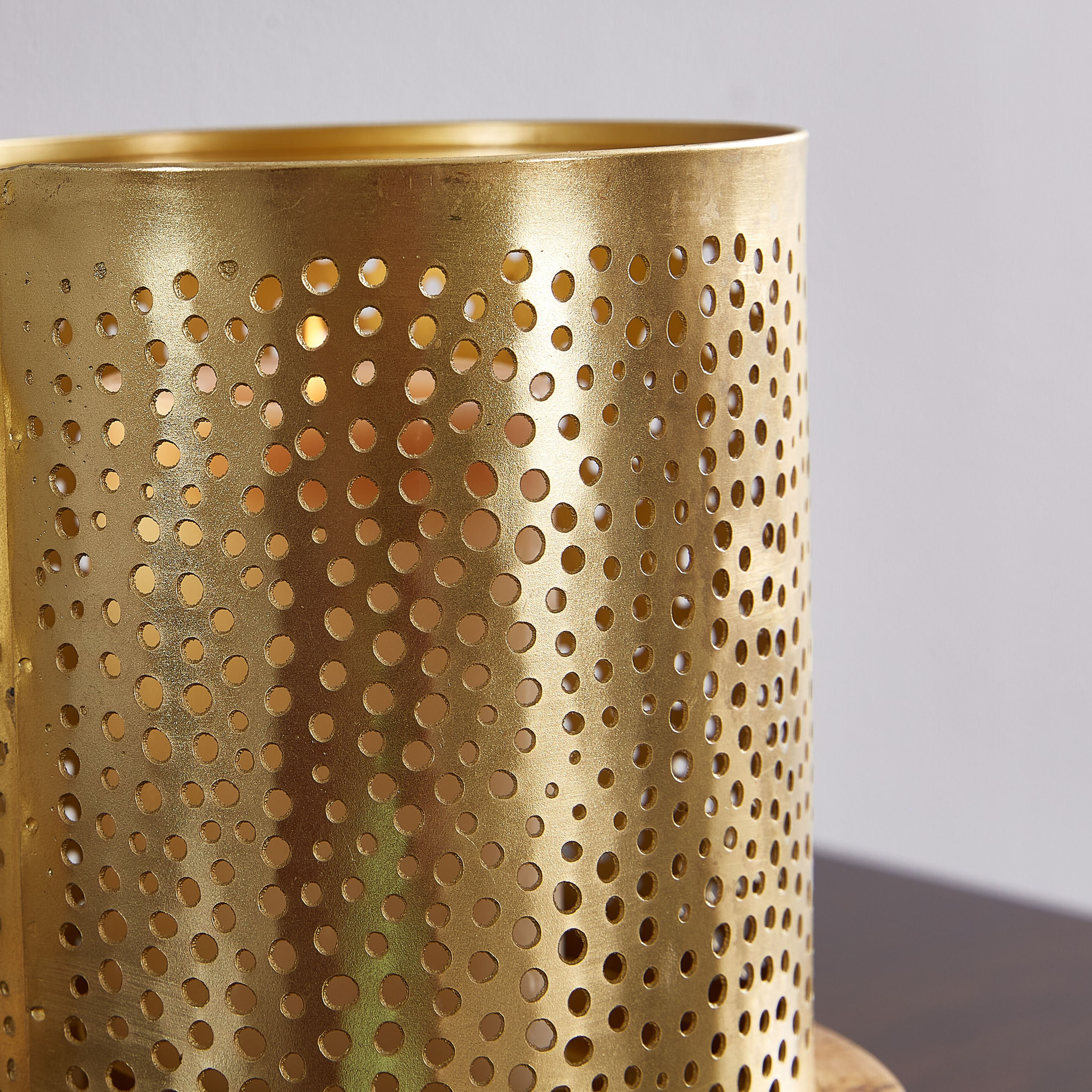 Bisera Candleholder with Perforated Pattern-hbxlivingroom-decorandaccessories-candleholders-image-3
