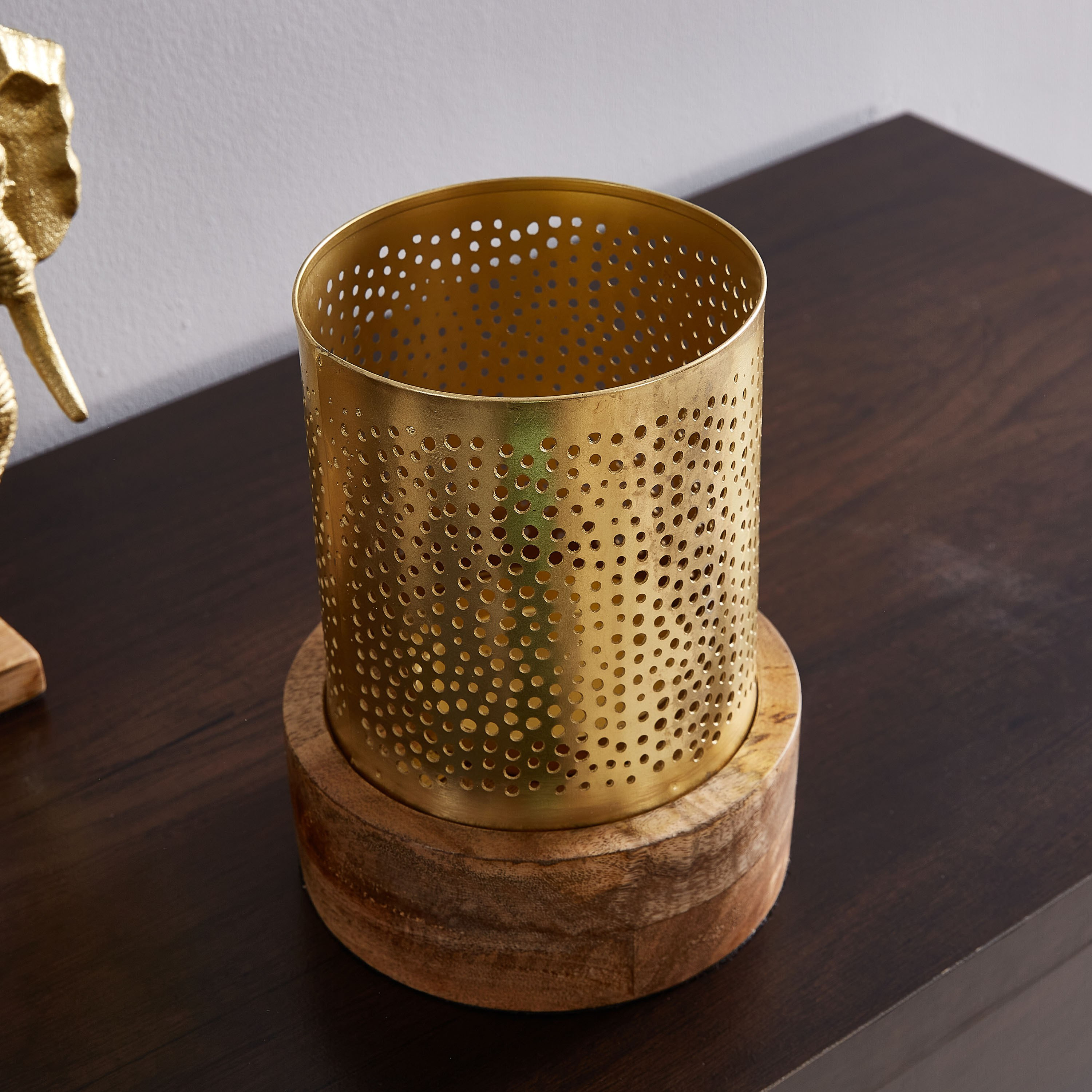 Bisera Candleholder with Perforated Pattern-hbxlivingroom-decorandaccessories-candleholders-image-4