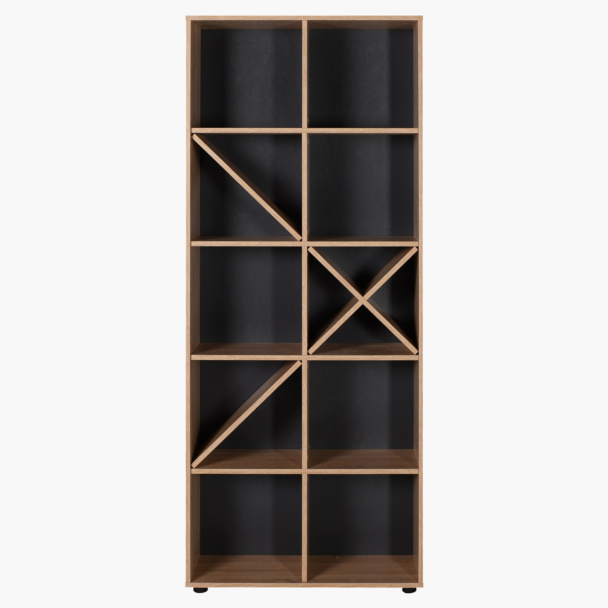 Plus 5-Tier Bookcase with 10 Shelves-hbxfurniture-office-bookcases-image-2
