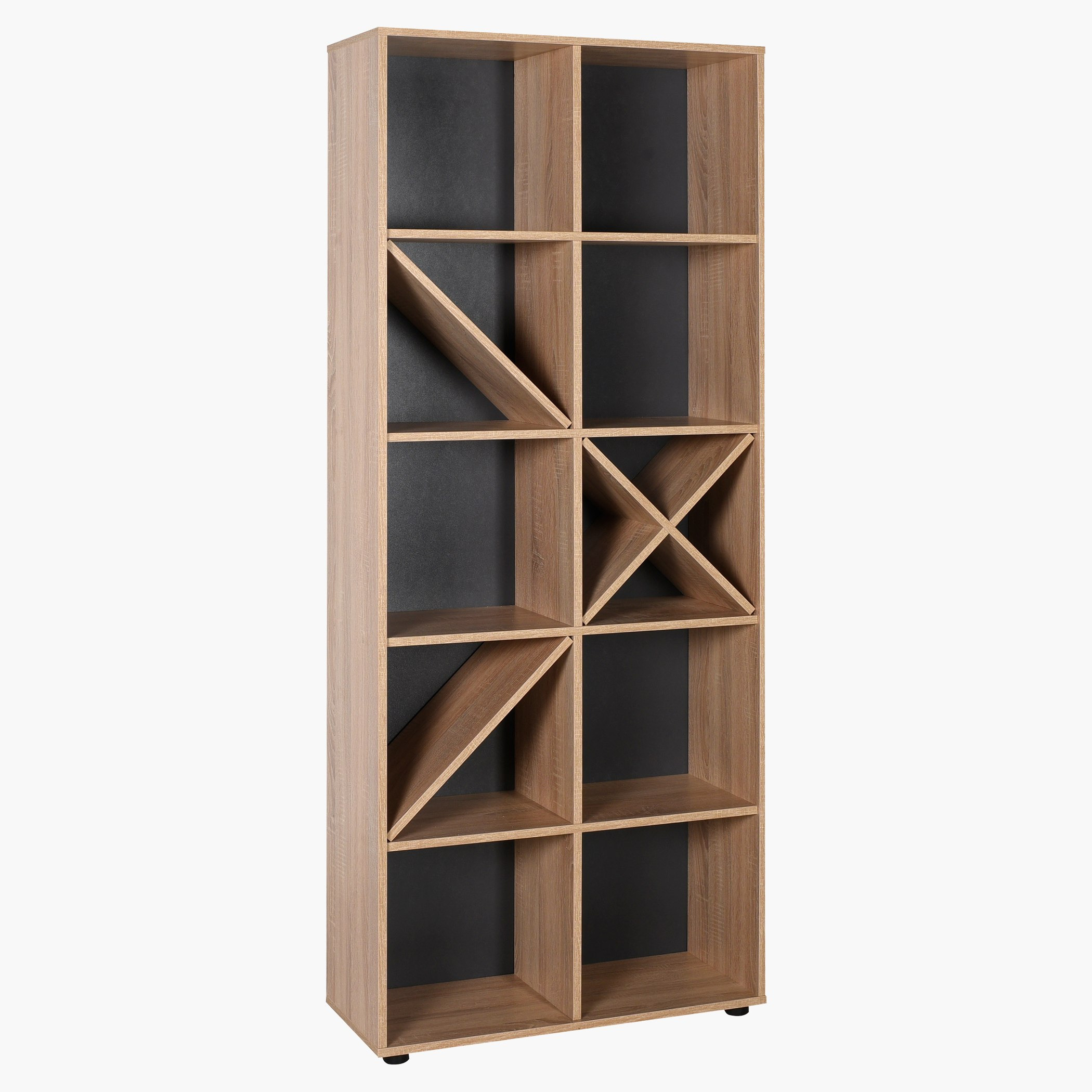 Plus 5-Tier Bookcase with 10 Shelves-hbxfurniture-office-bookcases-image-3