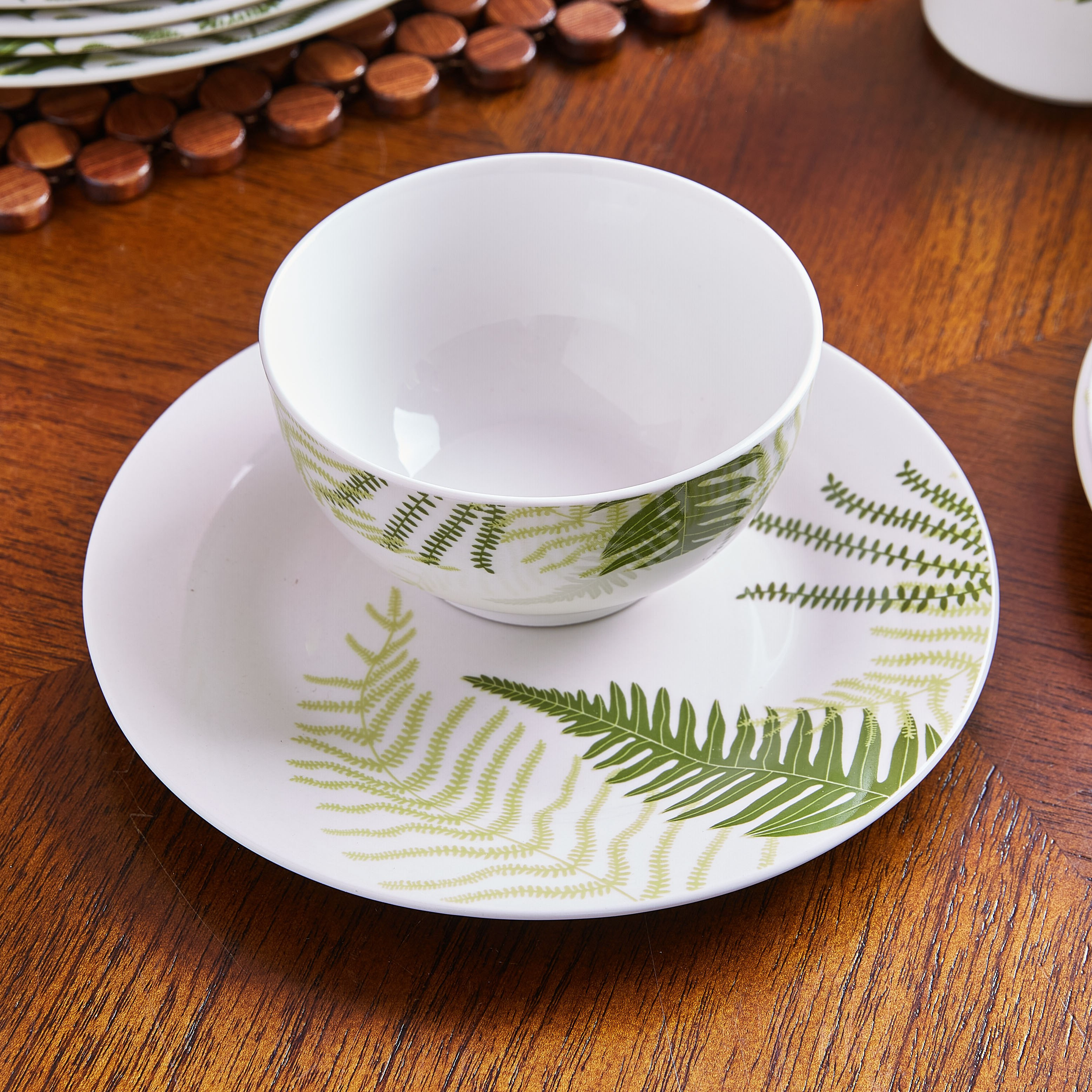 مستلزمات مائدة بطبعات من فيرن- طقم من 30 قطعة-hbxhomeware-hbxkitchen-image-2
