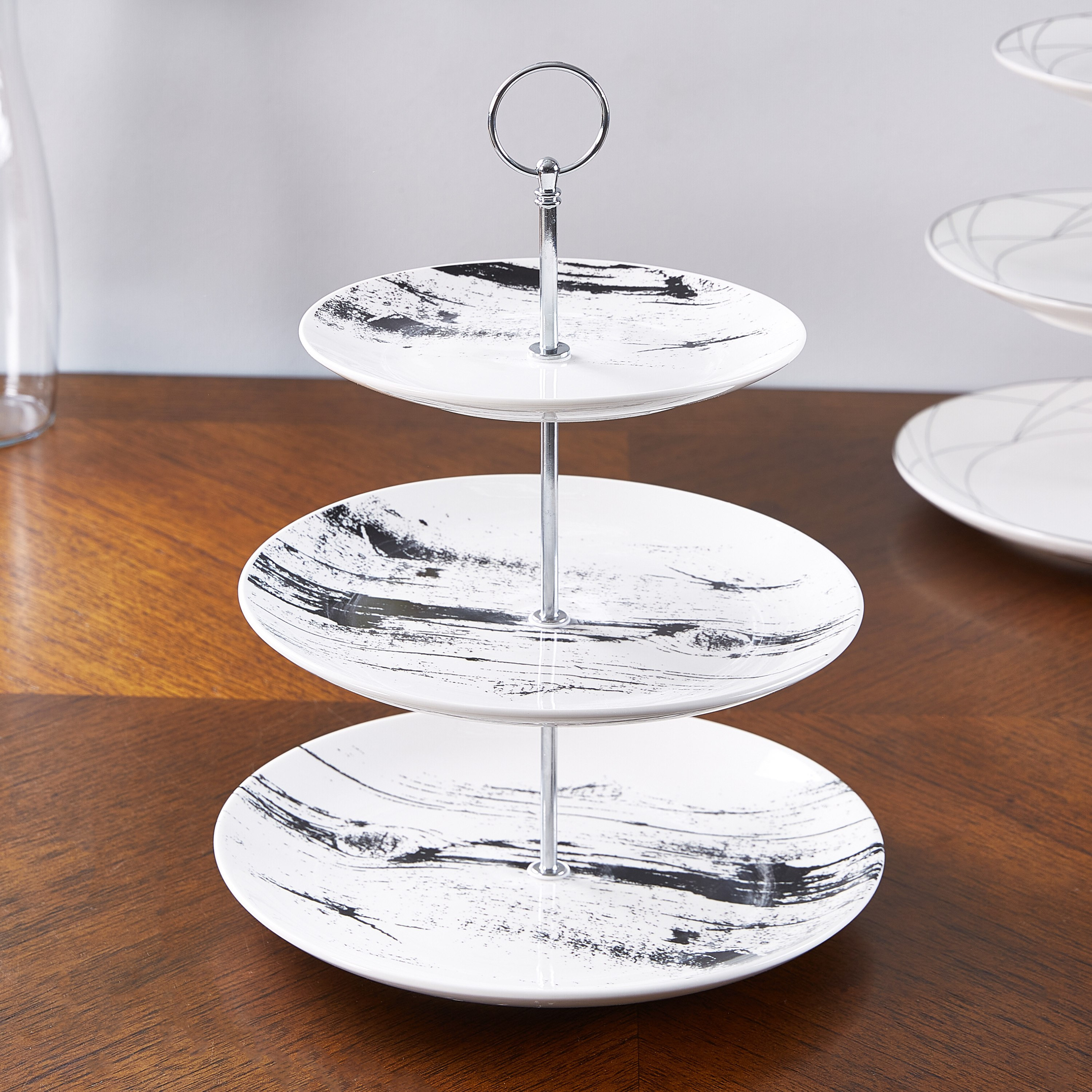 3-Tier Printed Cake Stand-hbxkitchen-bakeware-image-2
